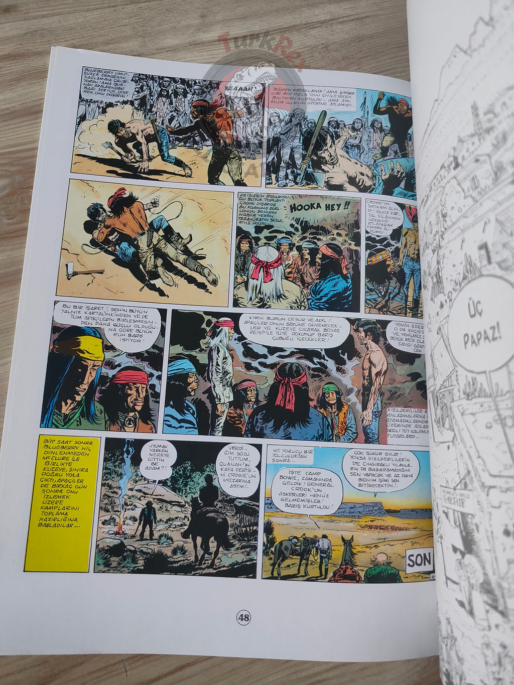Blueberry #5 – Trail of the Navajo 2003 1st Edition Turkish Comic Turkey