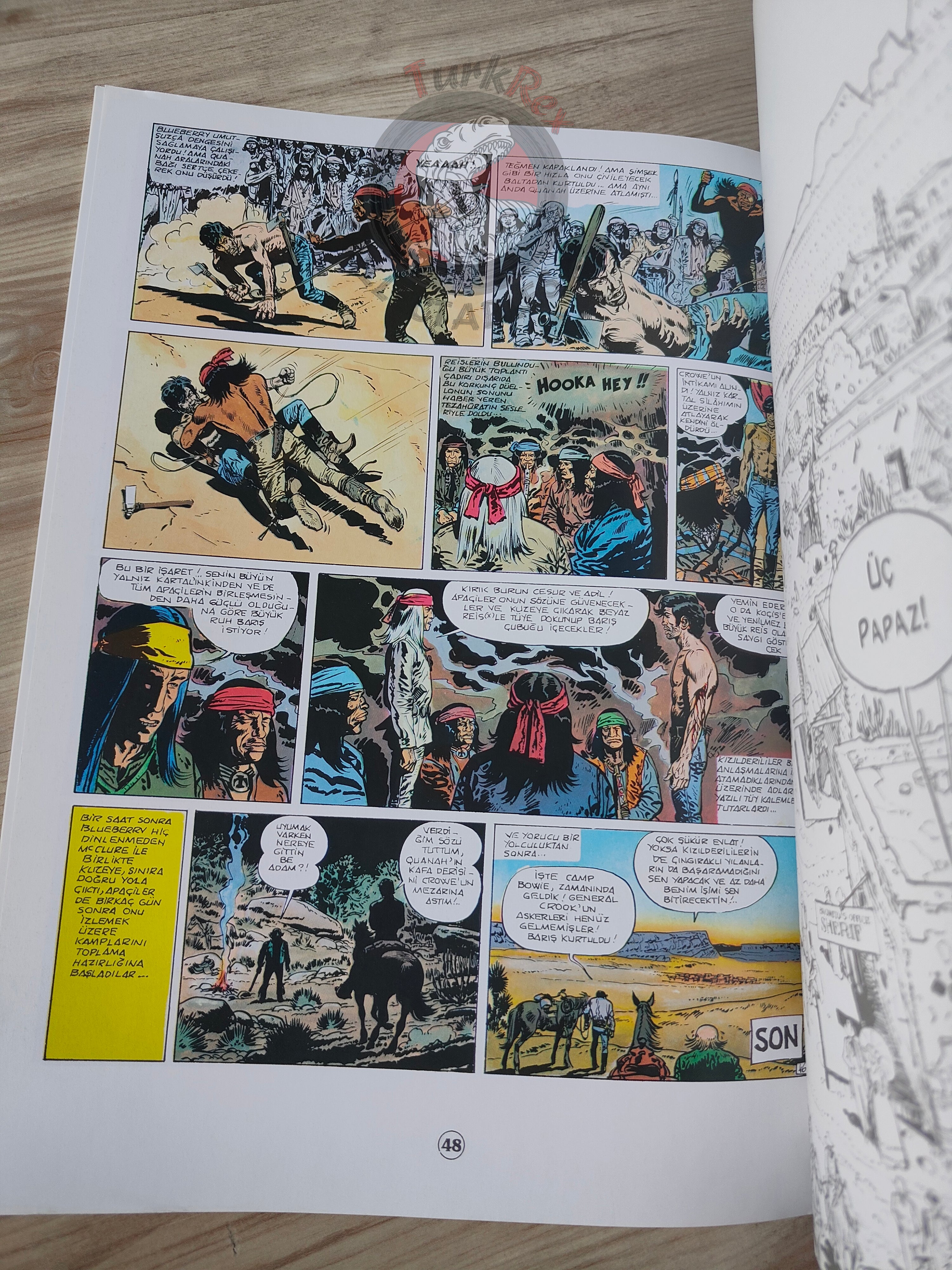 Blueberry #5 – Trail of the Navajo 2003 1st Edition Turkish Comic Turkey