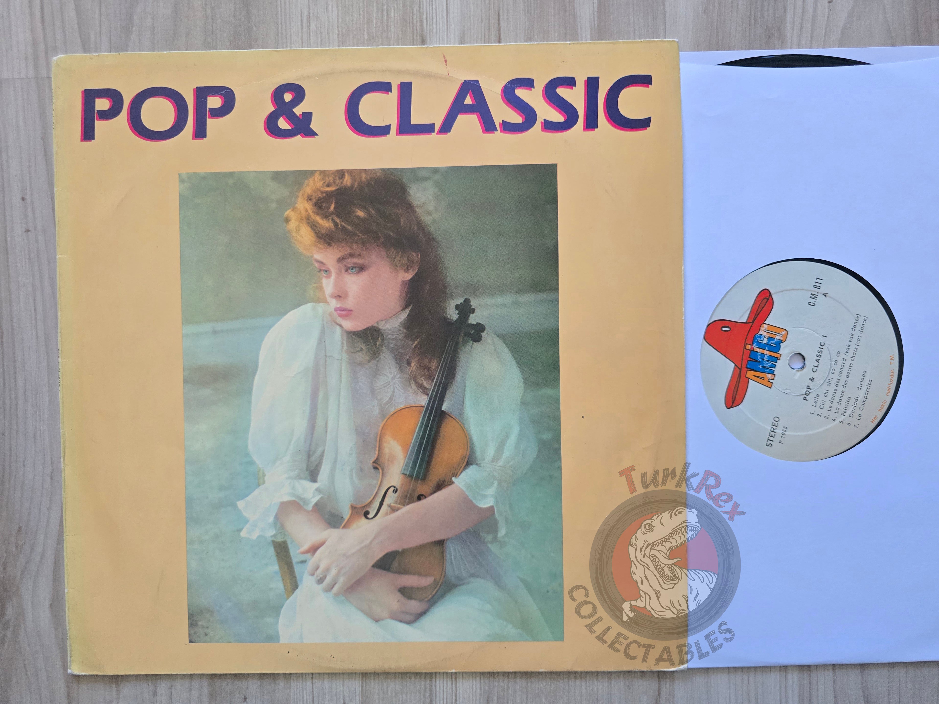 Various – Pop & Classic 1 Turkish Pressing Vinyl Turkey Edition