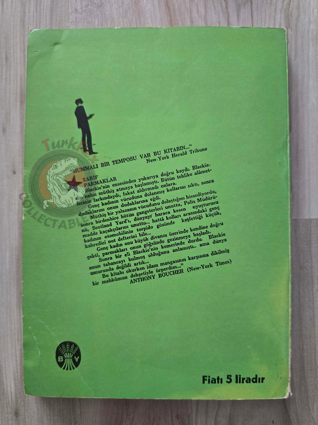 Vincent Malo – Murder on the Mistral 1966 1st Turkish Book Turkey