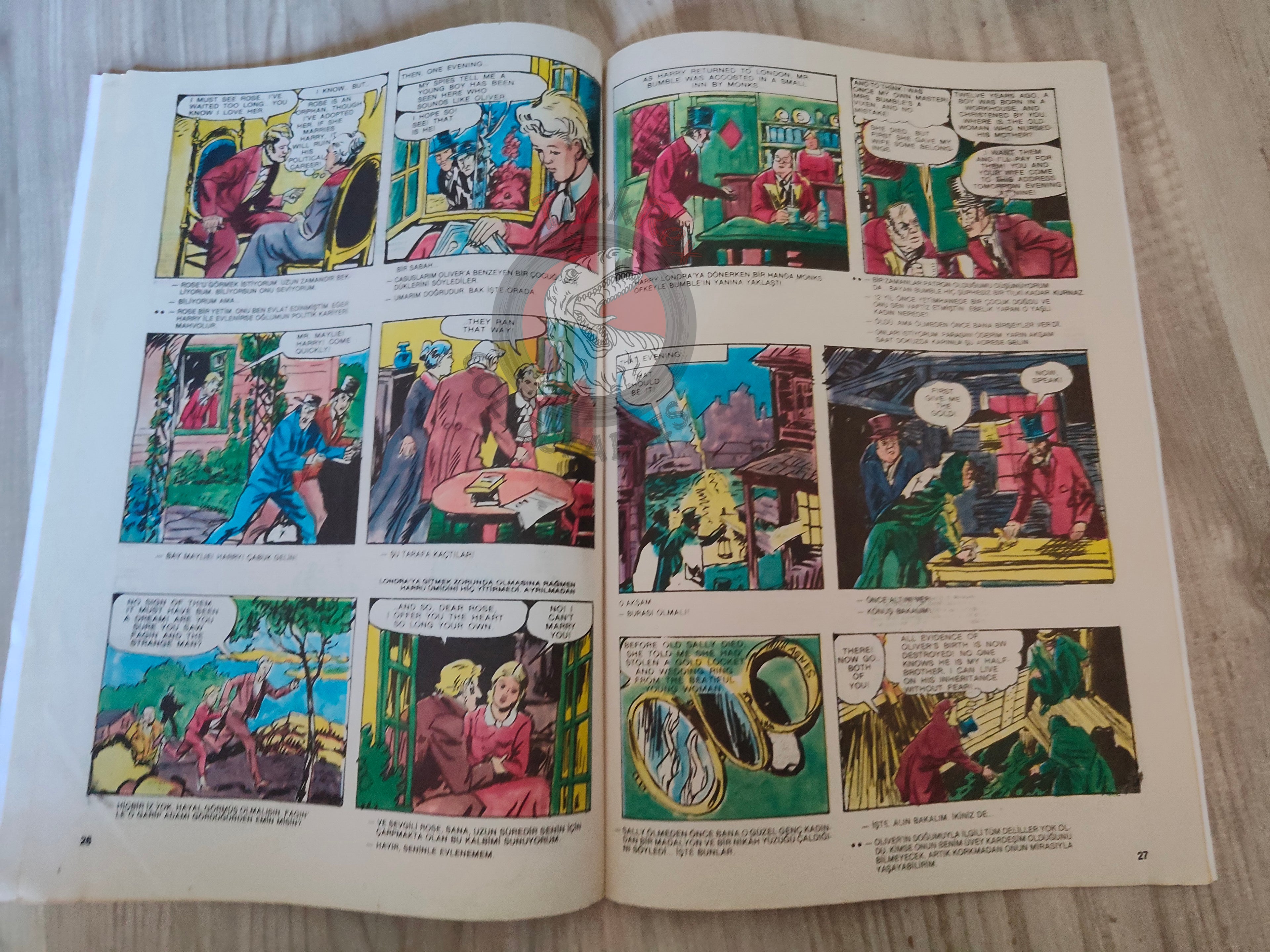 Oliver Twist  – Mark Twain Turkish Comic Turkey Classics Illustrated