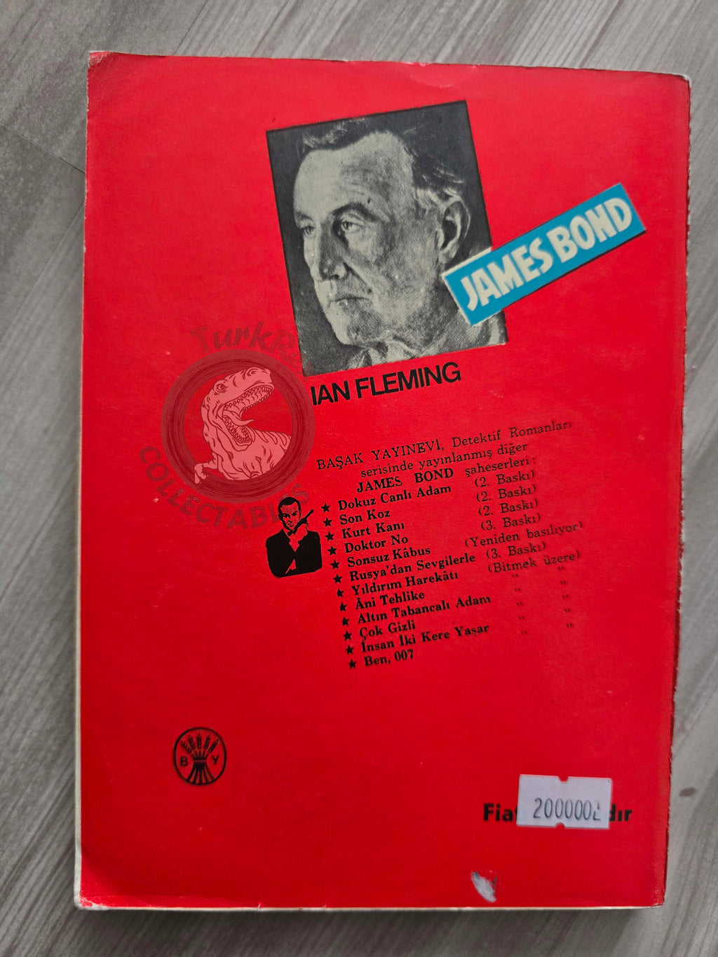 James Bond - The Octopussy 1966 1st Turkish Book Turkey Ian Fleming