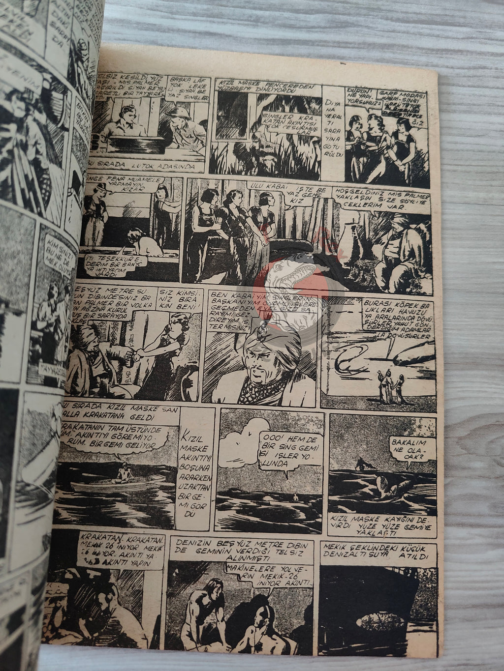 1001 Roman 1943 The Phantom - The Singh Brotherhood Turkish Comic Mag Turkey