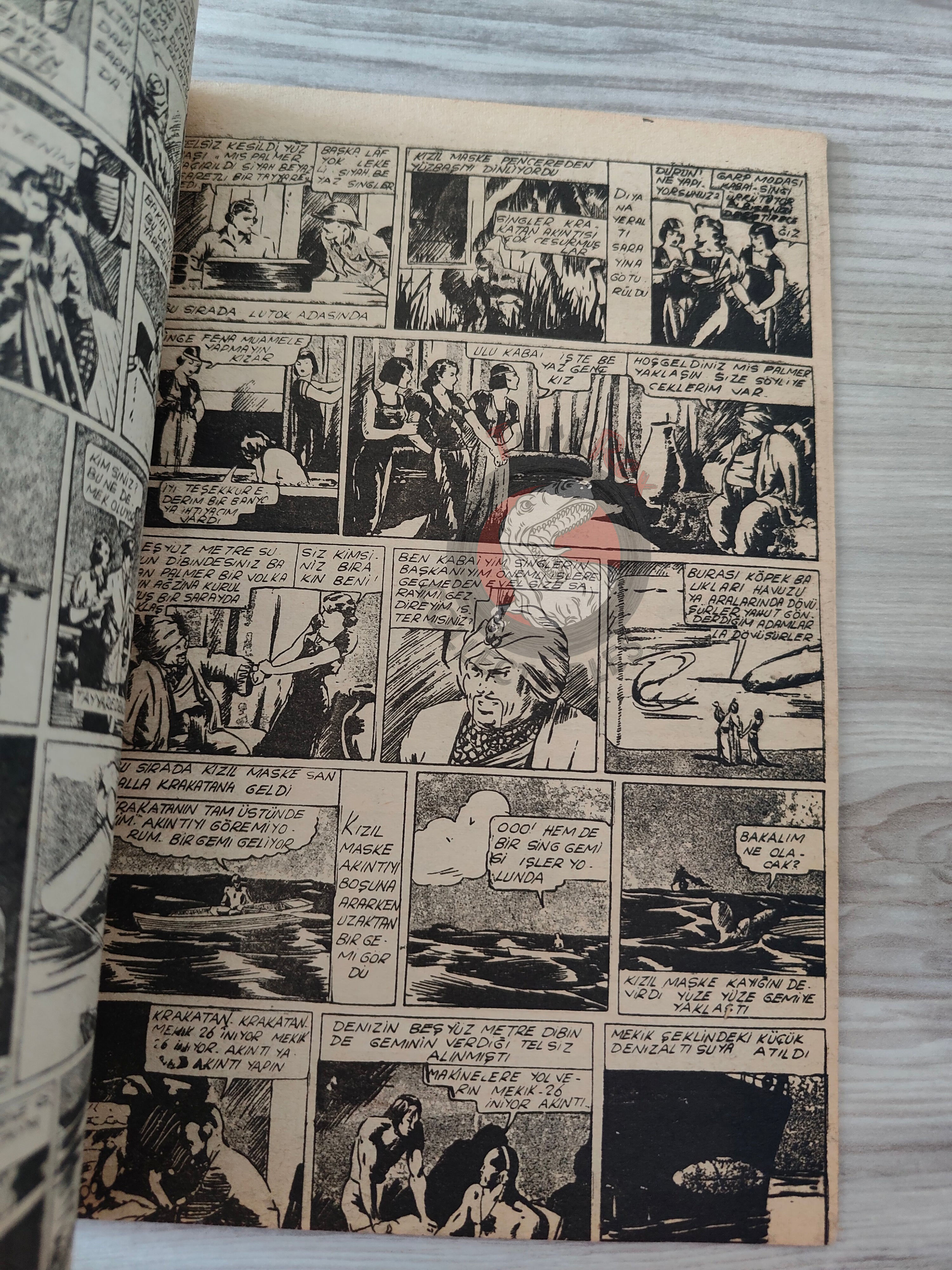 1001 Roman 1943 The Phantom - The Singh Brotherhood Turkish Comic Mag Turkey