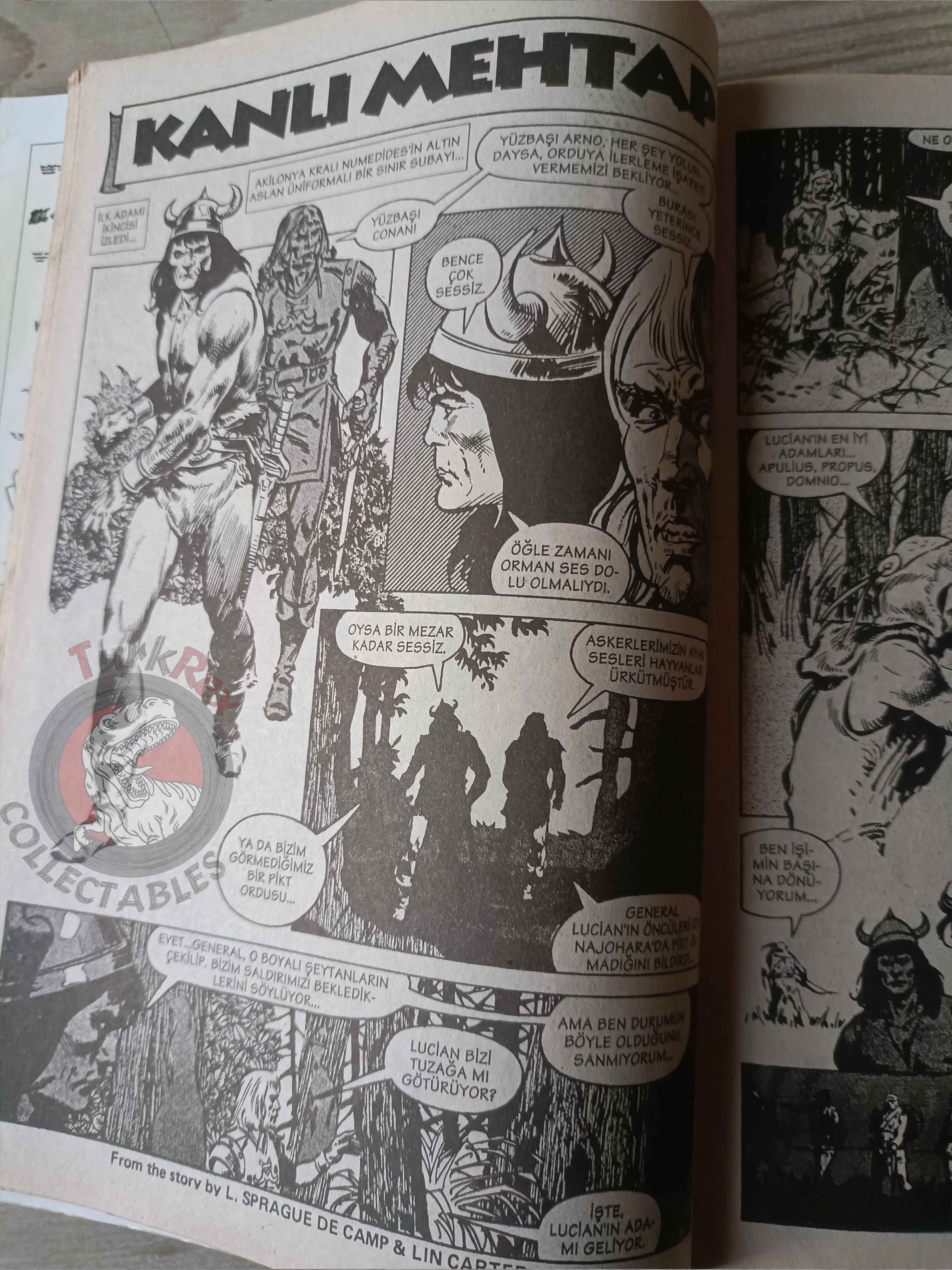 Kral Conan #2 The Savage Sword of #46 Turkish Comic Turkey #117