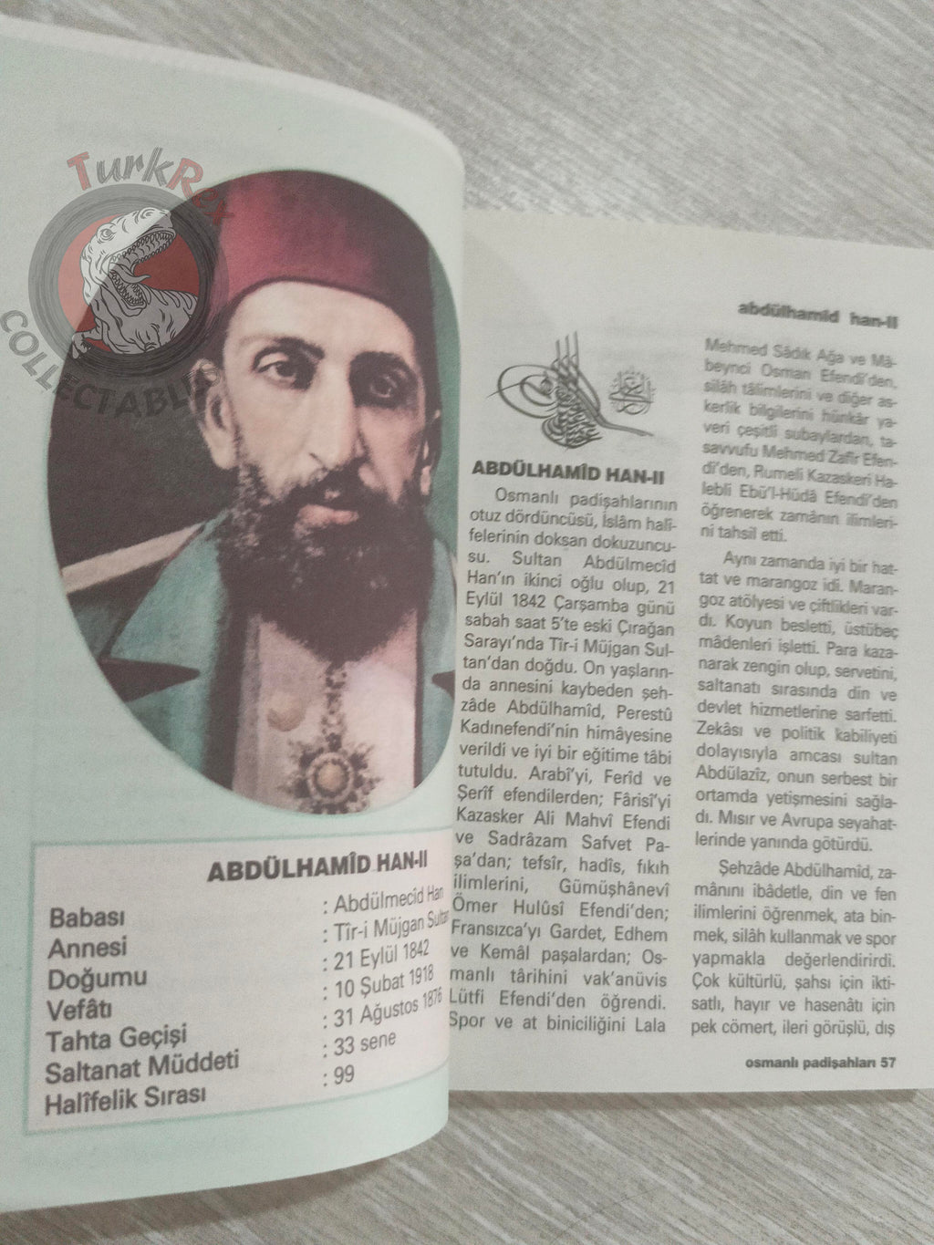 Ottoman Empire Sultans Vol 1 2004 Turkish Book Turkey Abdul Hamid II Mehmed II