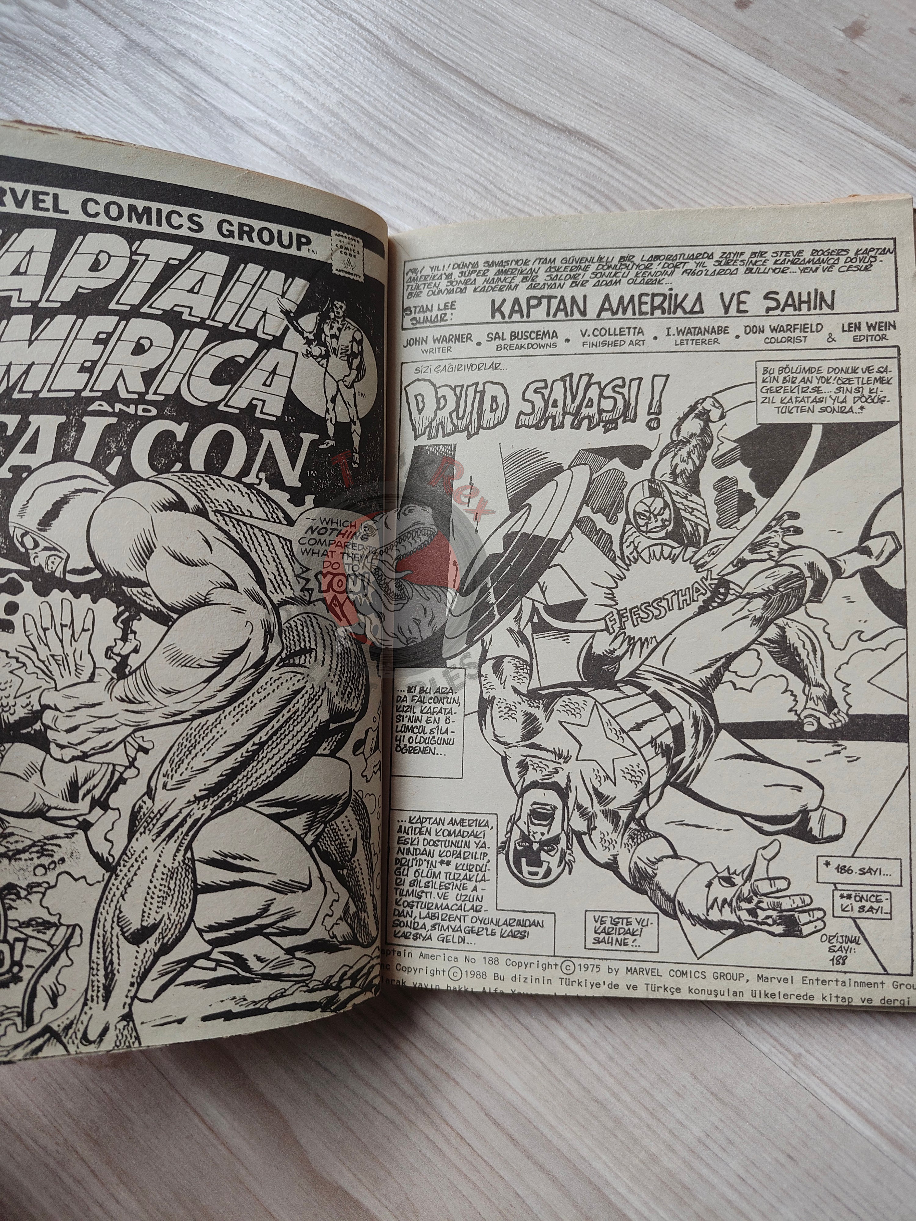 Captain America – Volume 5 1989 Turkish Comic Turkey