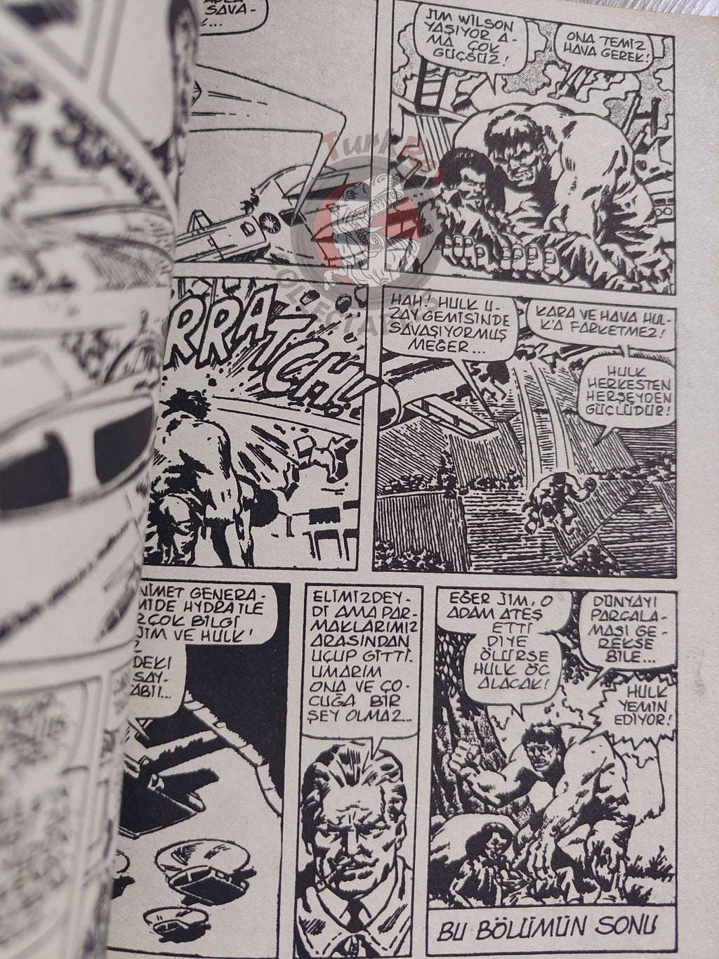 Hulk #5 1987 Turkish Comic Turkey cover #22 #132