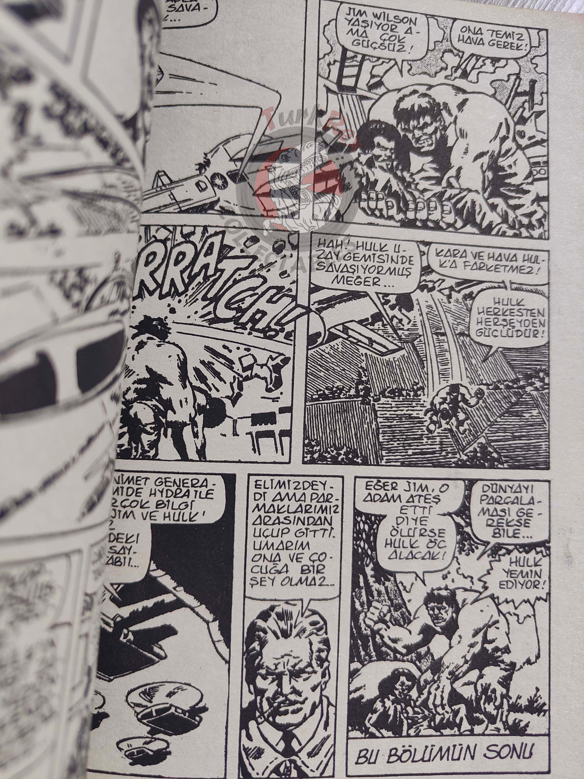 Hulk #5 1987 Turkish Comic Turkey cover #22 #132