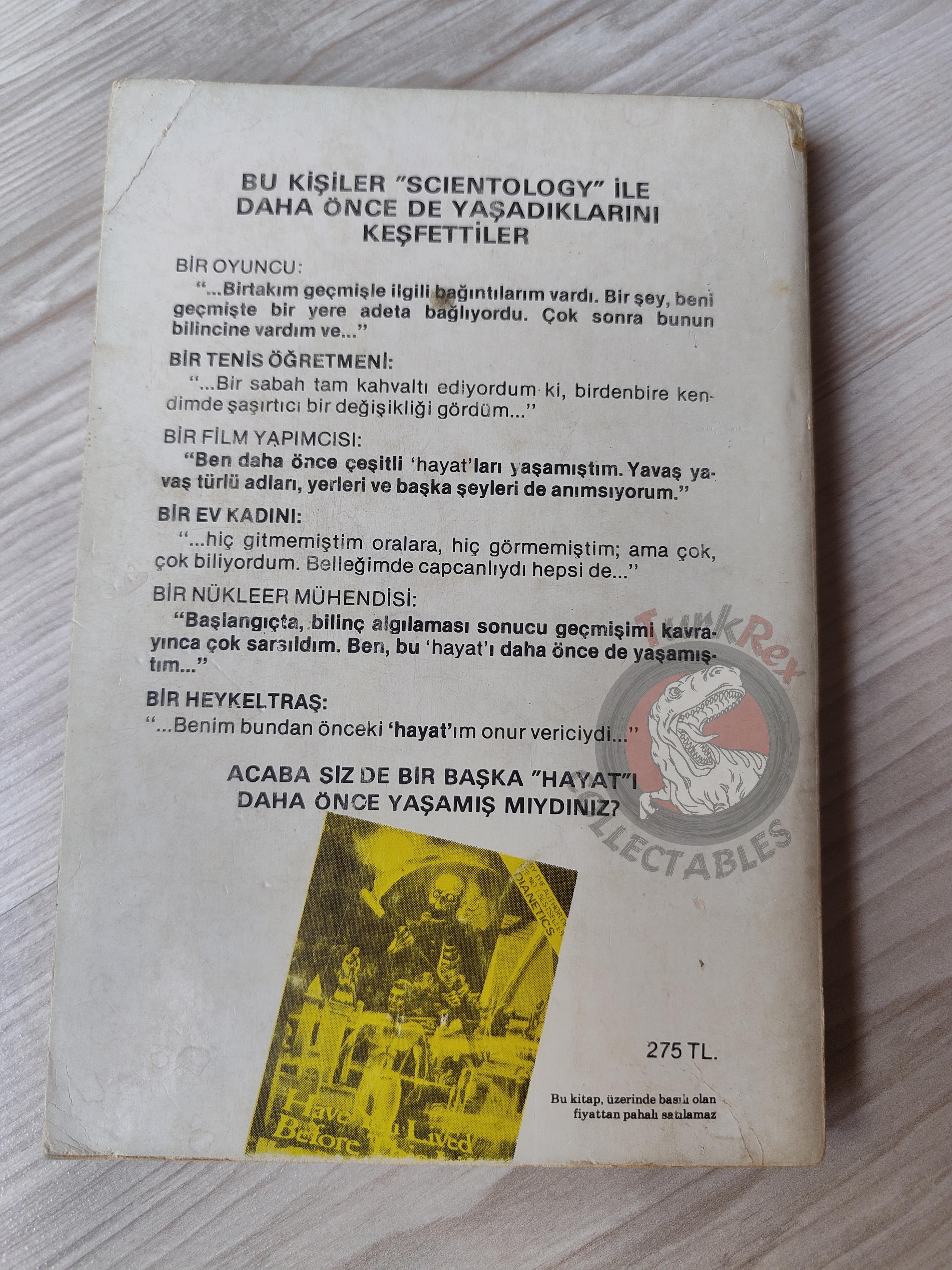 L. Ron Hubbard – Have You Lived Before This Life? 1982 1st Turkish Book Turkey