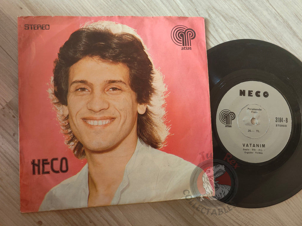 Neco – Vay Vay / Vatanım 7" Turkish Pressing Vinyl Turkey Edition