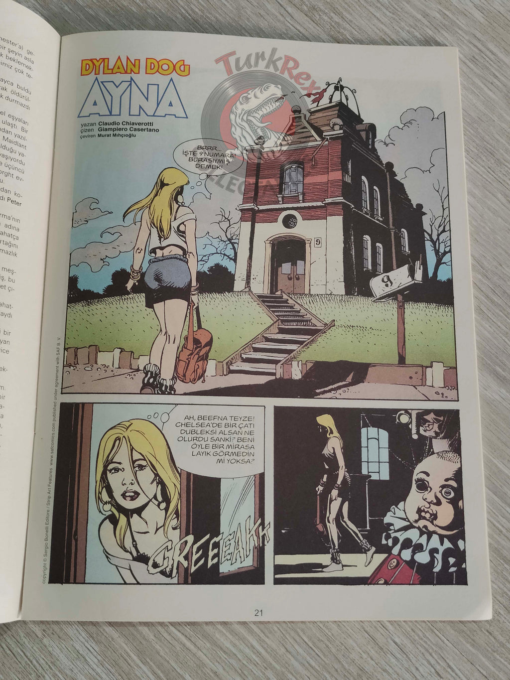 Rodeo Strip 2006 Dylan Dog Turkish Comic Mag Turkey Final Fantasy VII: Advent Children
