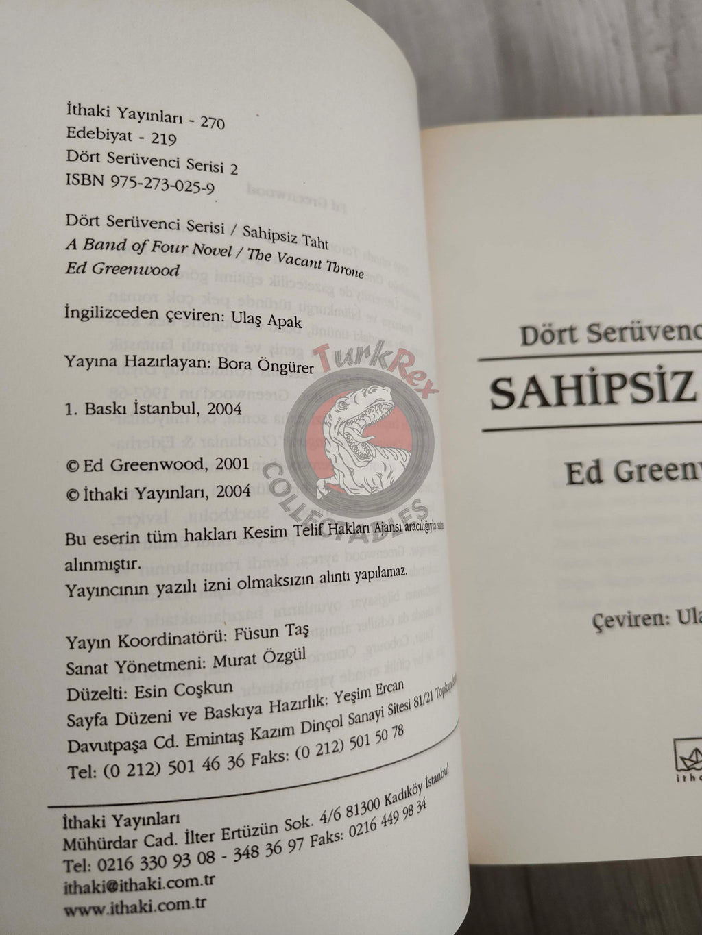 Ed Greenwood – A Band of Four Series 2004 1st Turkish Book Turkey