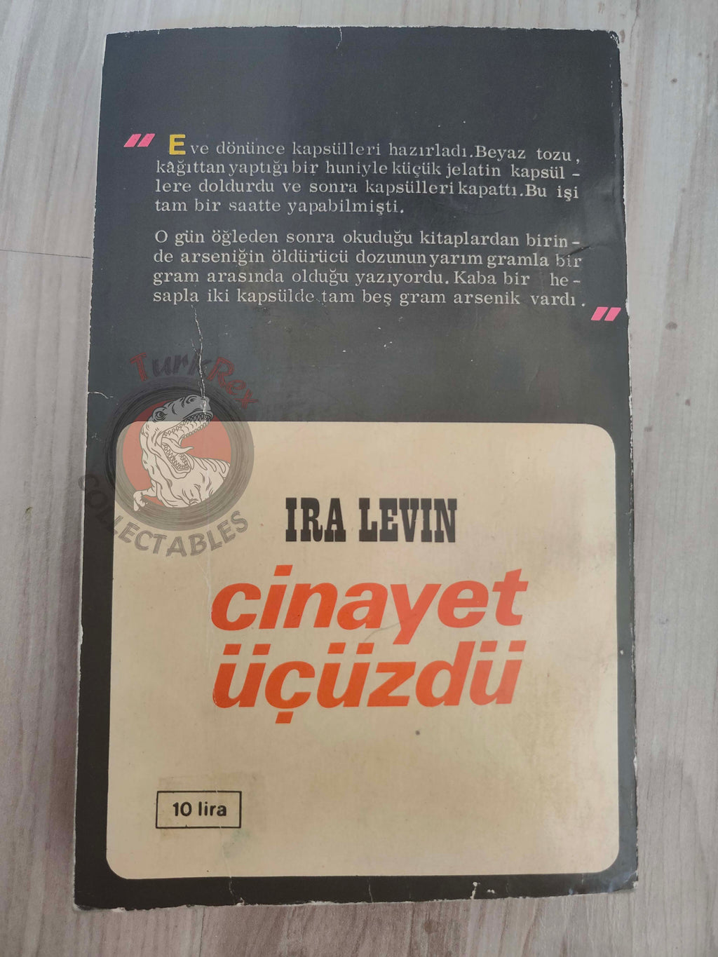 Ira Levin – A Kiss Before Dying 1971 1st Turkish Book Turkey