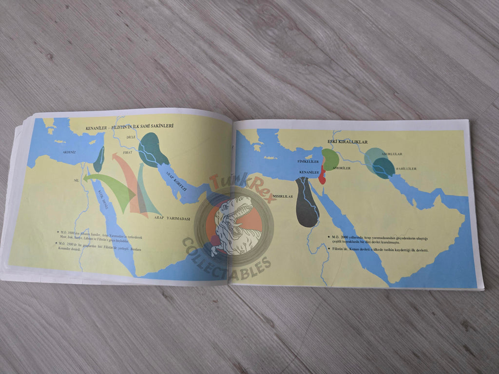 Illustrated Political History of Palestine 1980 PLO Propaganda Turkish Book Turkey
