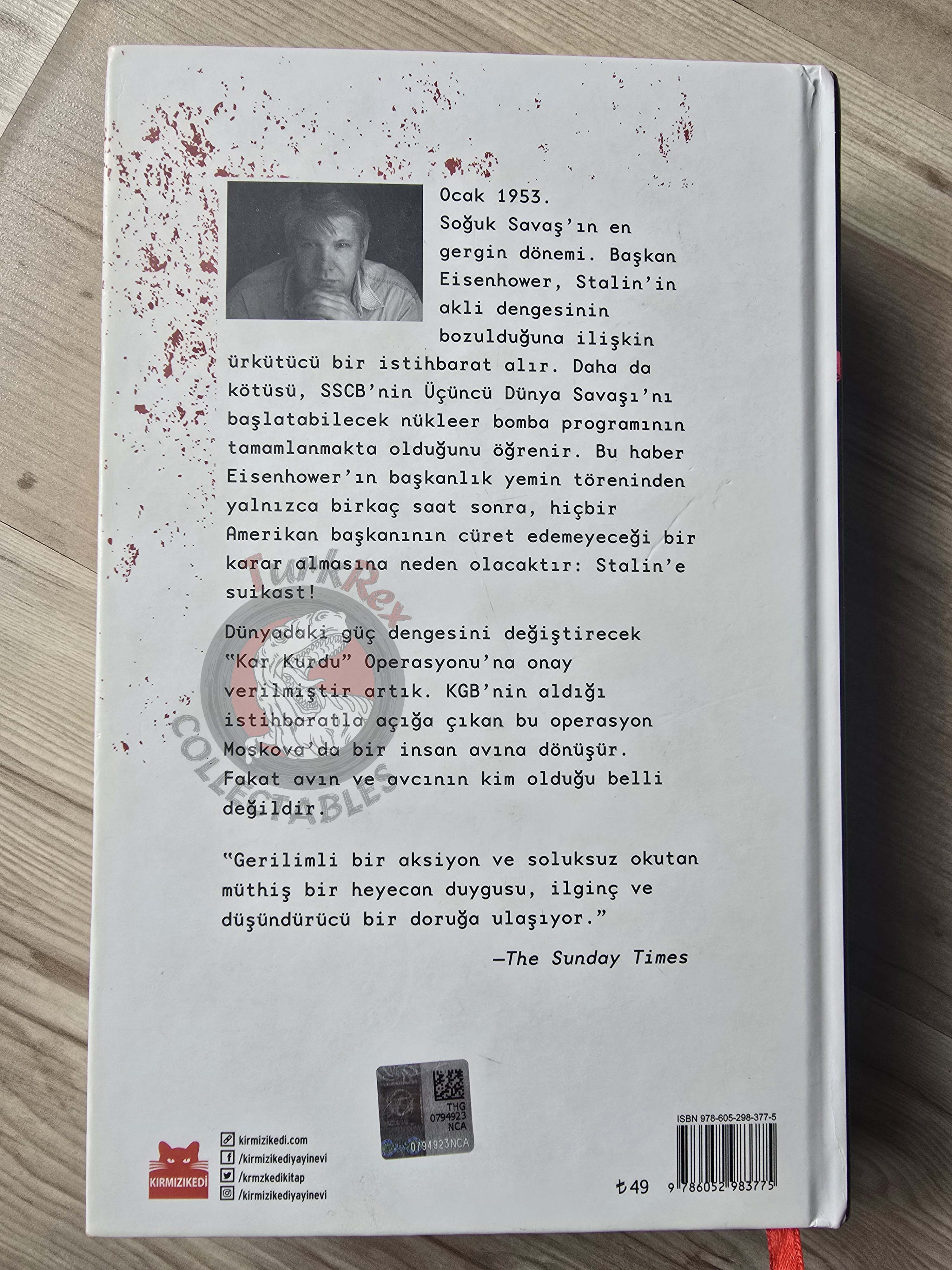 Glenn Meade –  Snow Wolf 2018 1st Hardcover Turkish Book Turkey