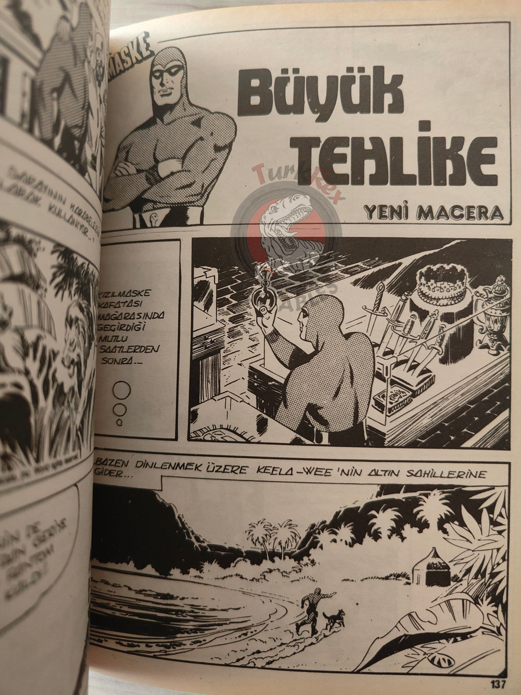 The Phantom #17 Crazy Louie’s Story Turkish Edition Comic Turkey