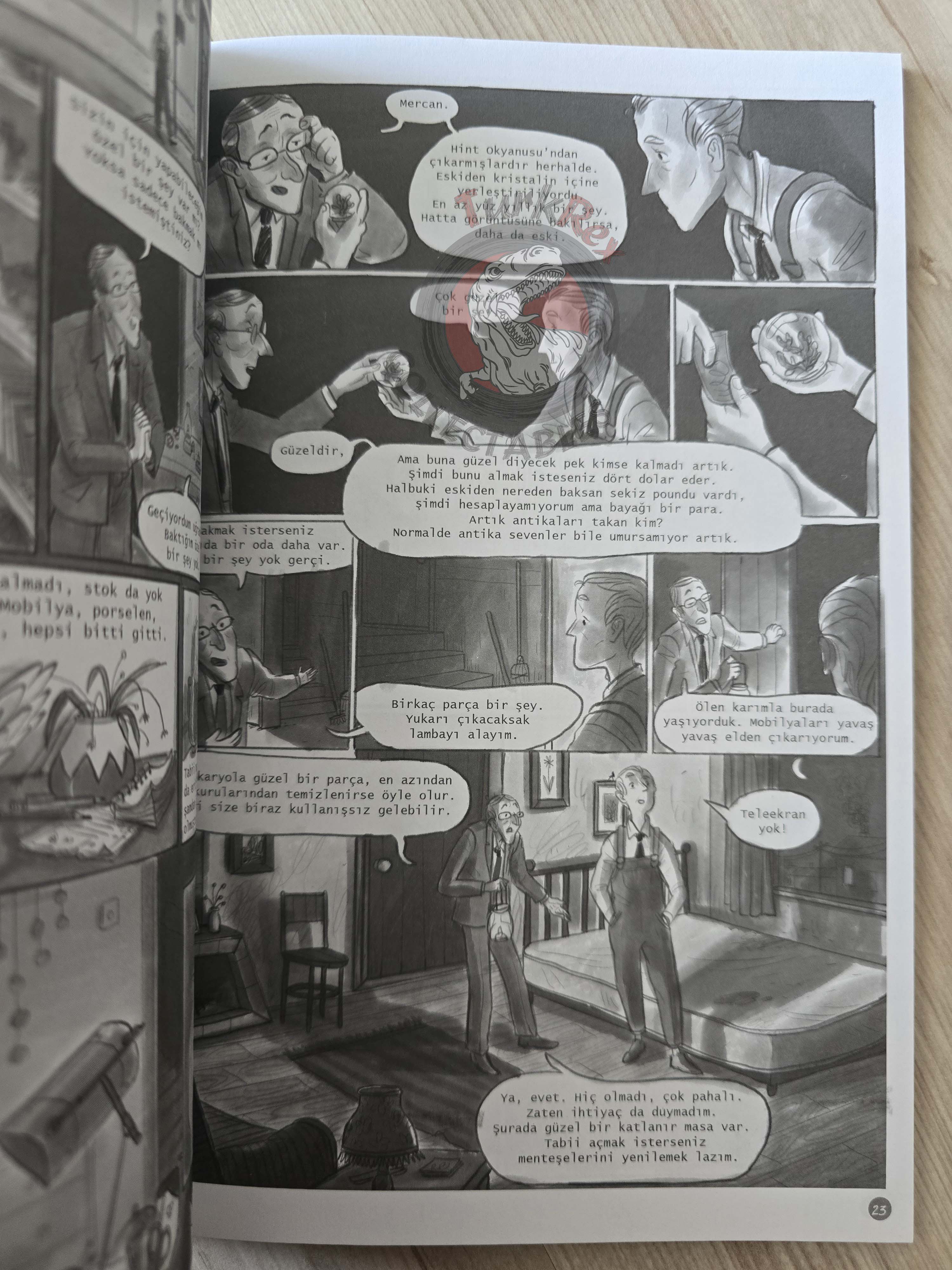George Orwell - 1984 Turkish Comic Turkey Unique Drawings