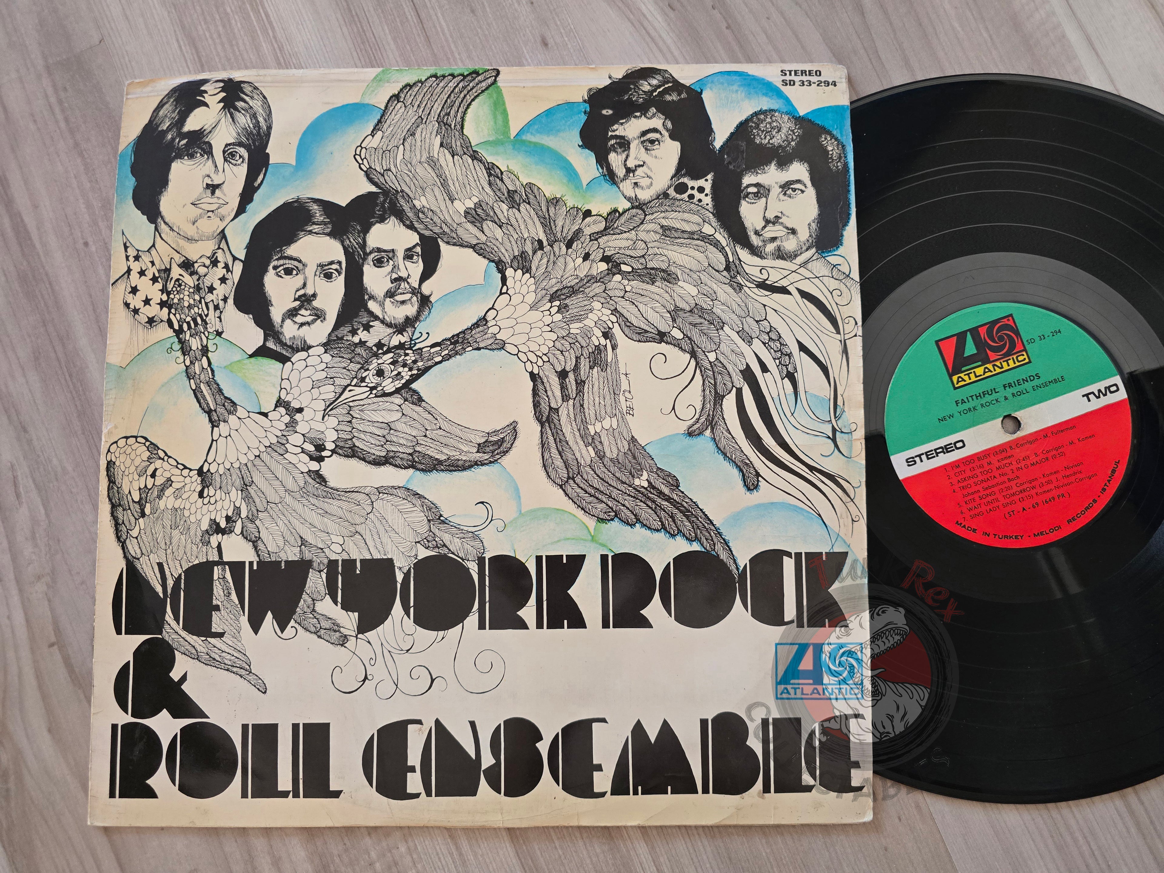 New York Rock & Roll Ensemble – Faithful Friends Turkish Pressing Vinyl Turkey Edition
