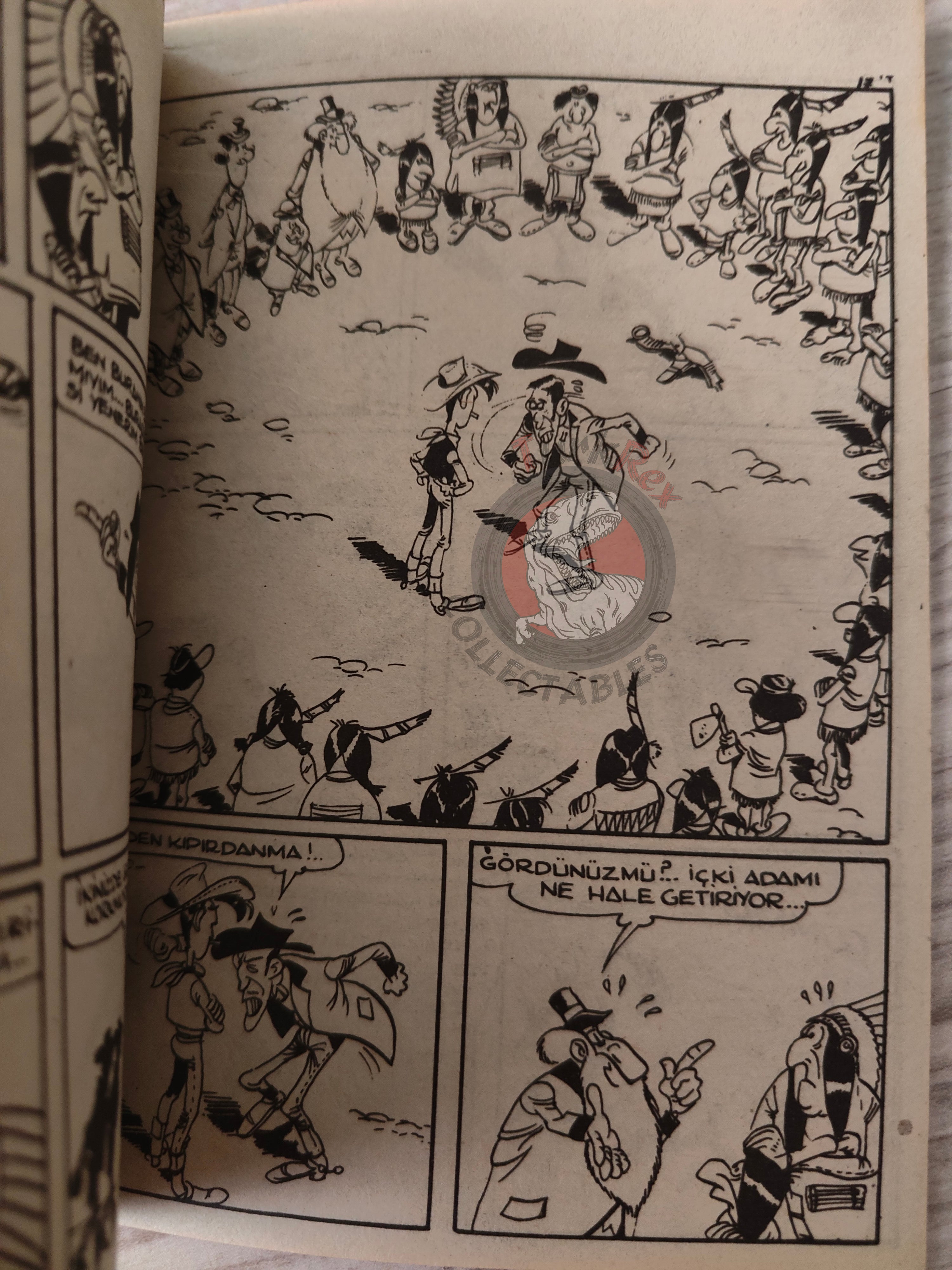 Lucky Luke #139 Les Collines noires 1986Turkish Comic Turkey