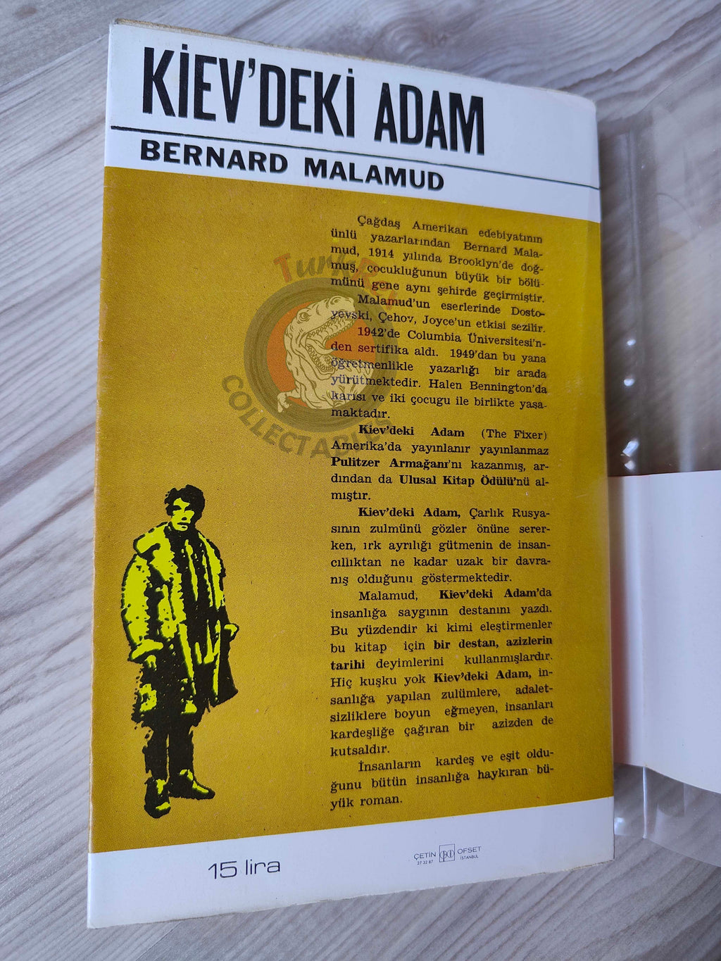 Bernard Malamud – The Fixer 1971 1st Turkish Book Turkey