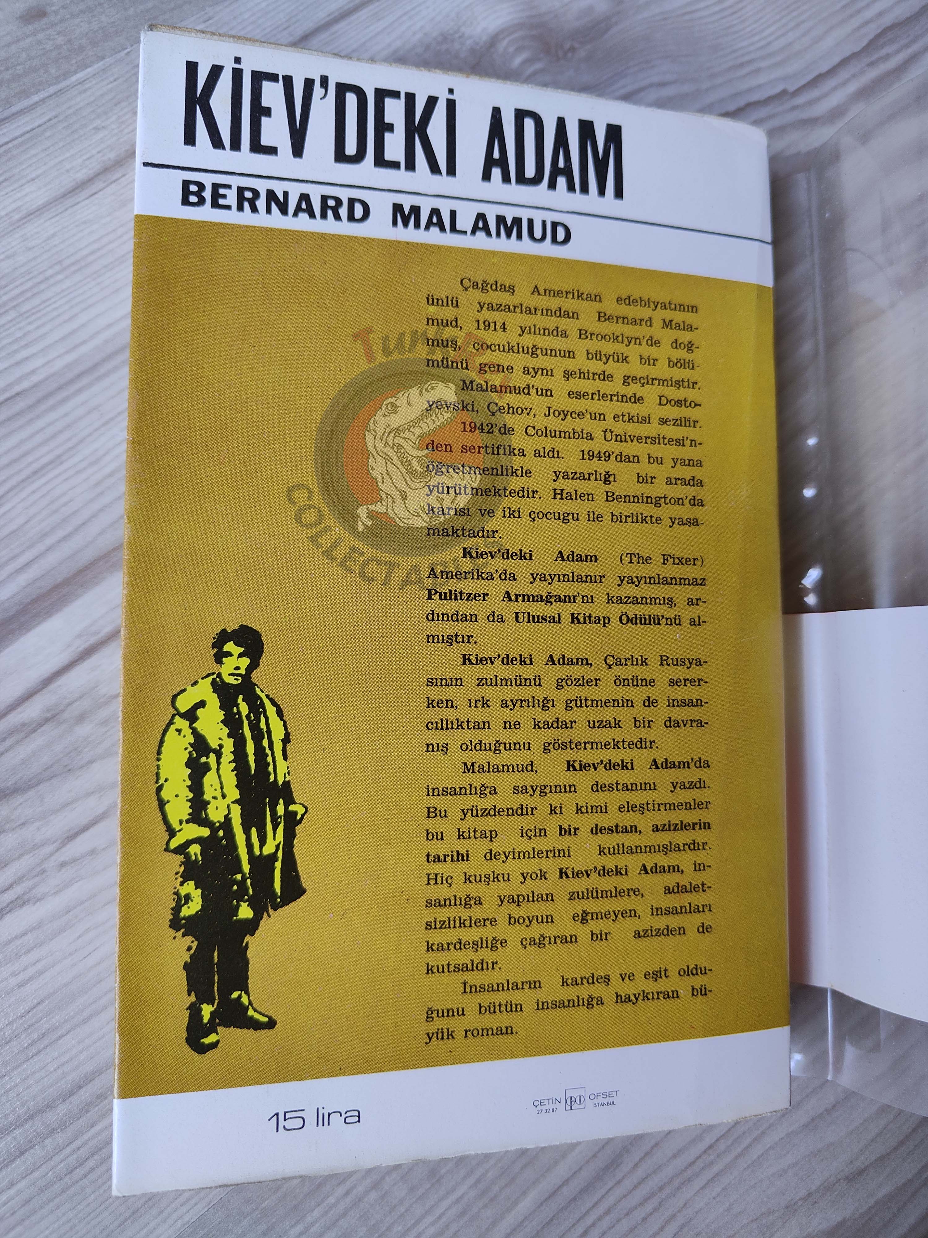 Bernard Malamud – The Fixer 1971 1st Turkish Book Turkey