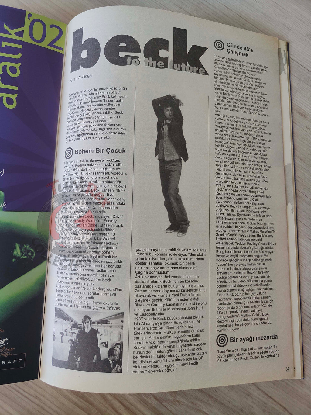 Lull 2002 Nirvana Turkish Mag Turkey Beck Happy Mondays Saint Etienne Manic Street Preachers