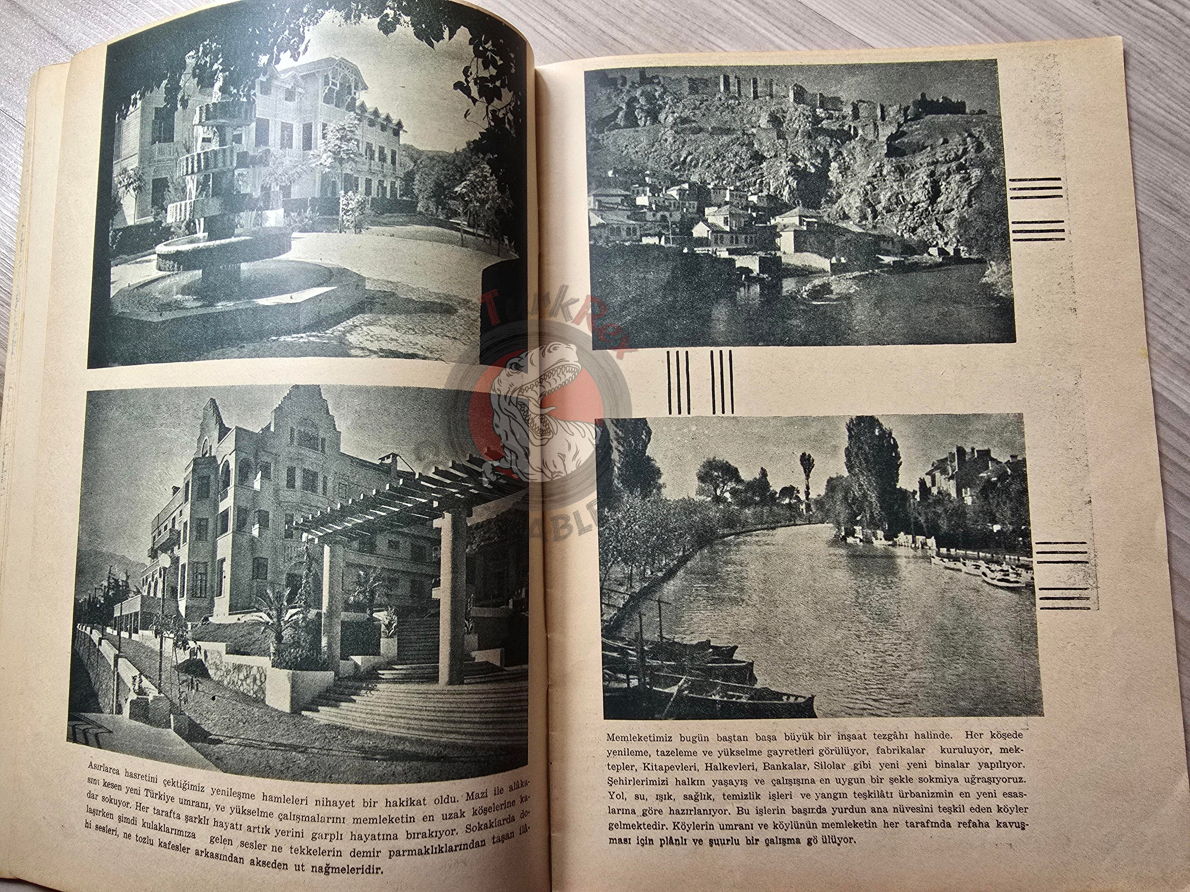 Faik Sabri – Turkey Today 1938 Turkish Book Turkey Illustrated