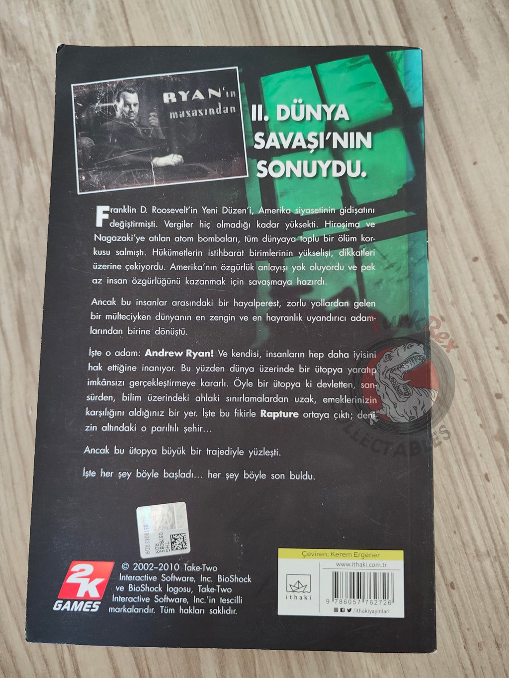 John Shirley – BioShock: Rapture 2020 1st Turkish Book Turkey
