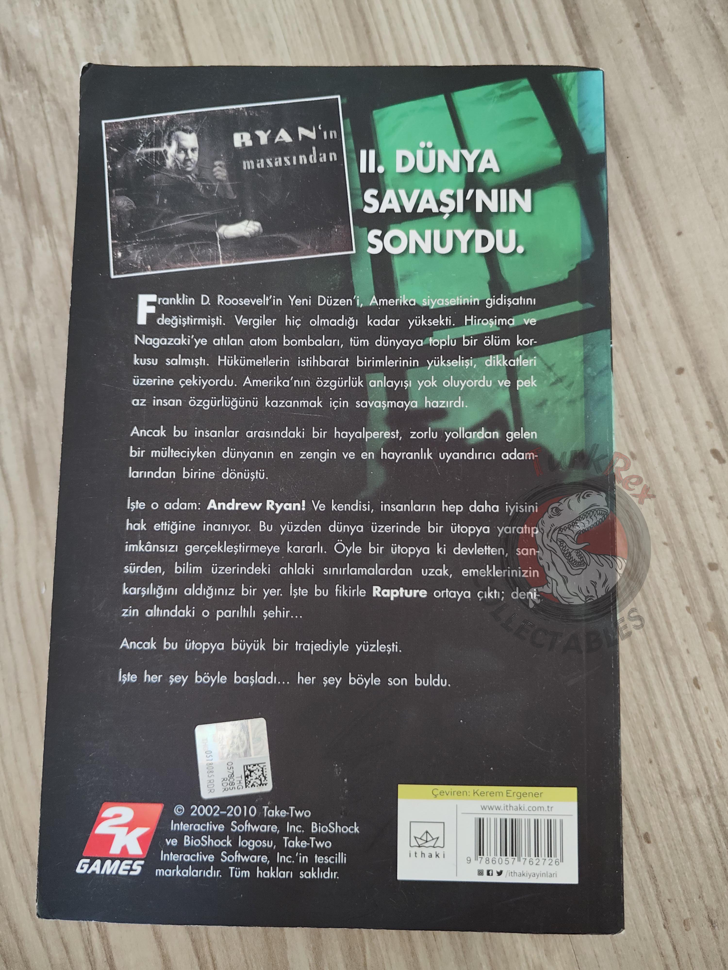 John Shirley – BioShock: Rapture 2020 1st Turkish Book Turkey