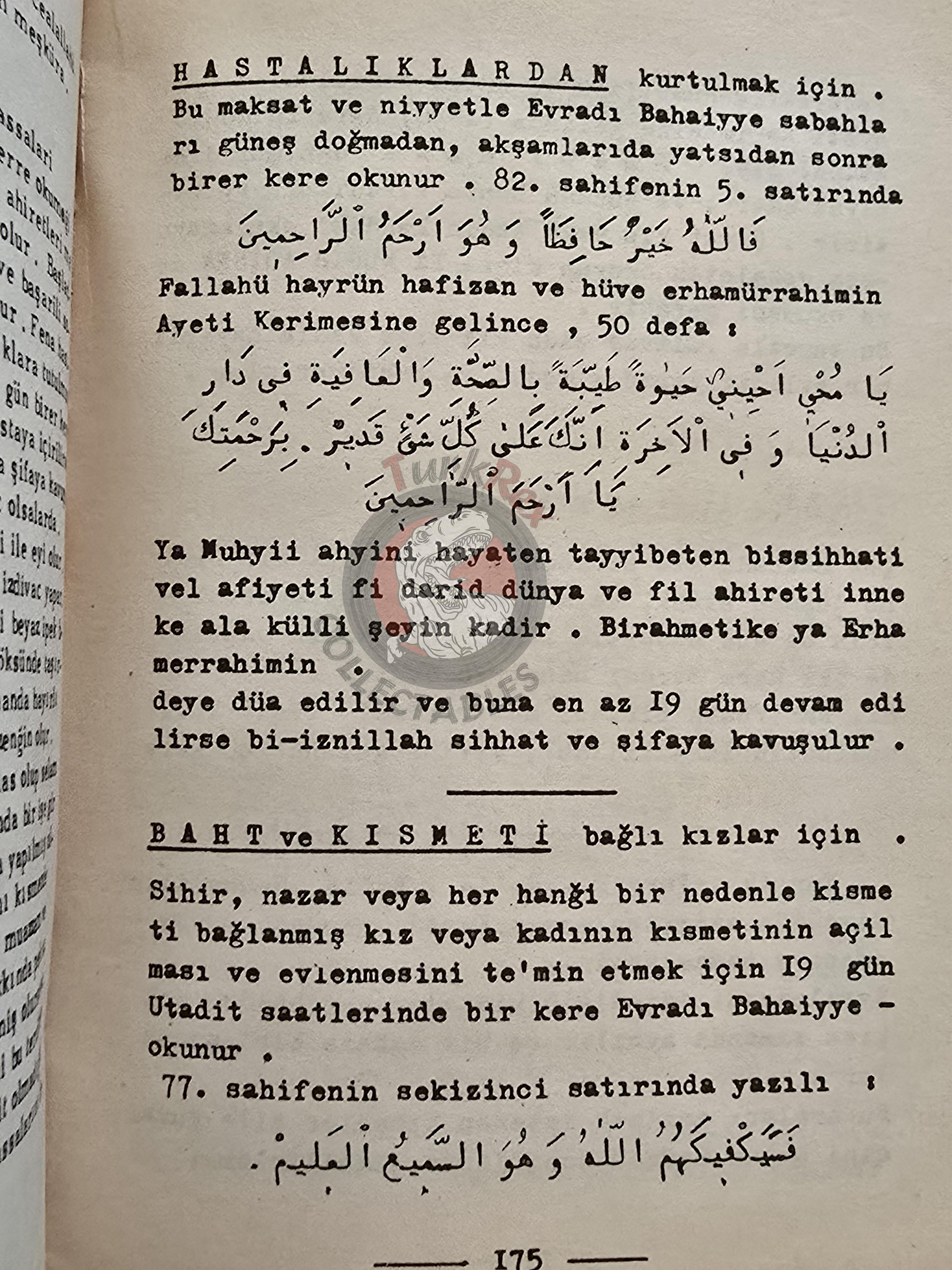 Hidden Sciences Vol 6 Islamic Occult Havass Vefq Spells Charm Turkish Book Islam Talisman