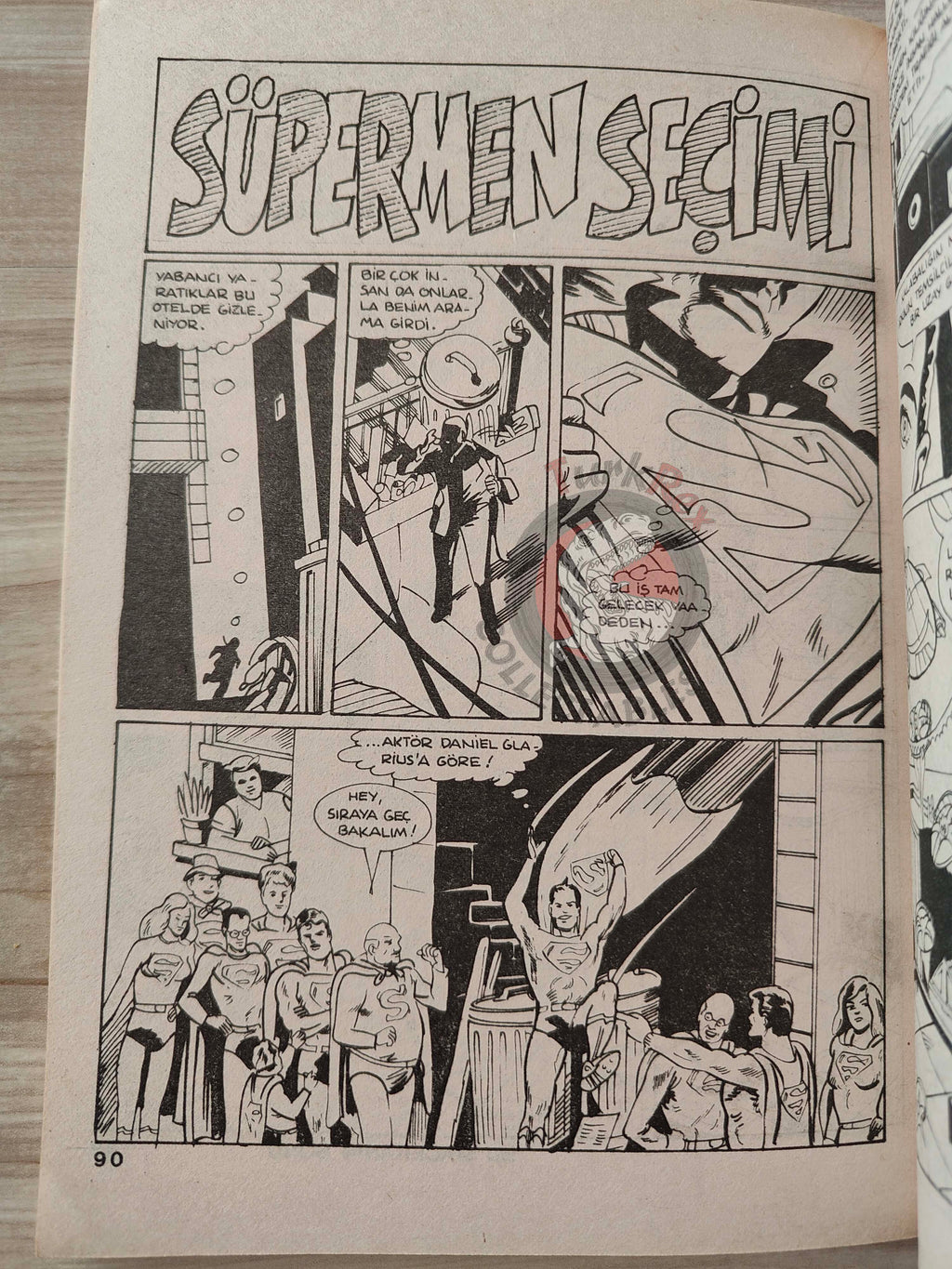 Superman #52 1988 Turkish Comic Turkey #411 Action Comics #554 #569