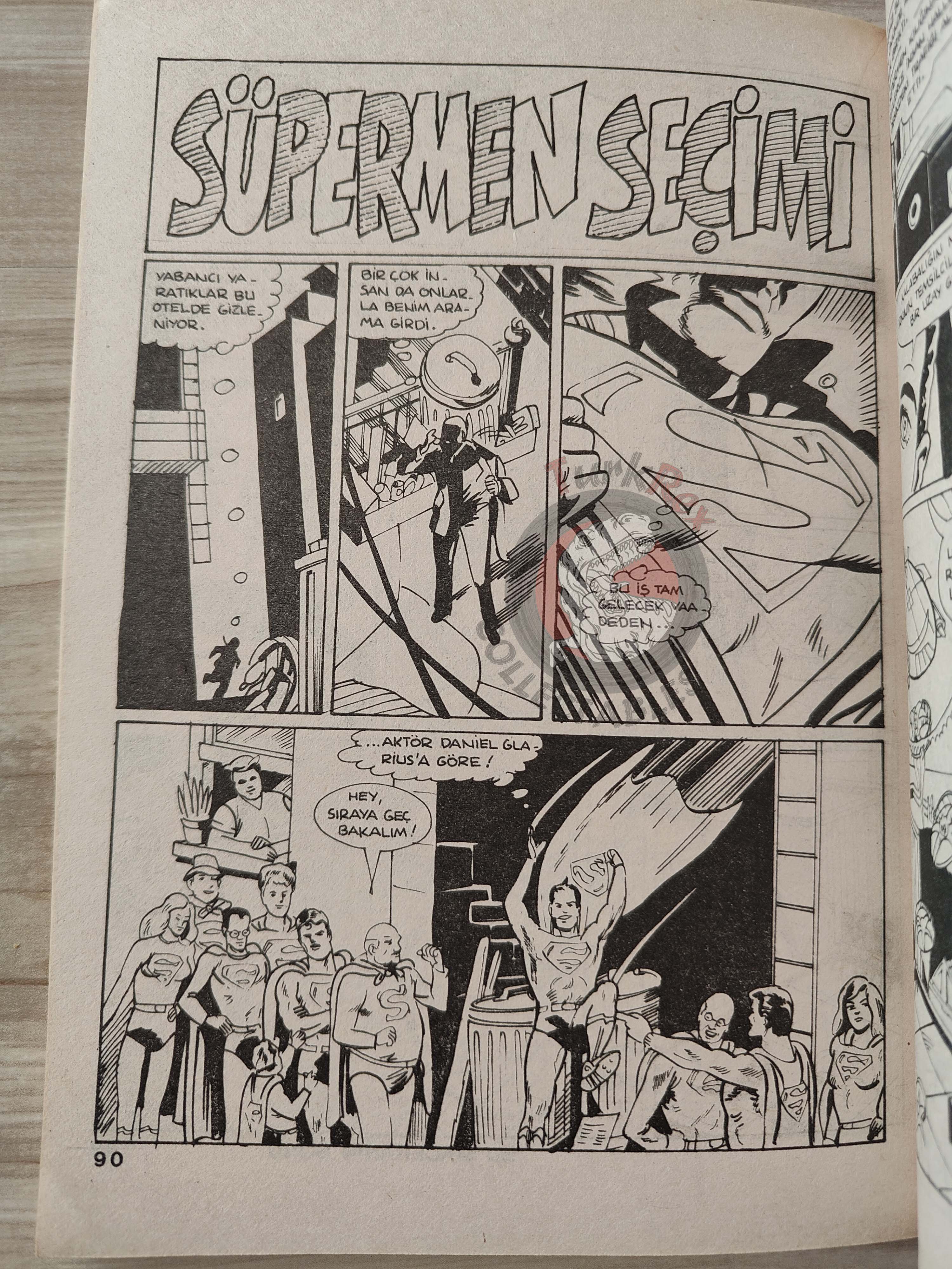 Superman #52 1988 Turkish Comic Turkey #411 Action Comics #554 #569