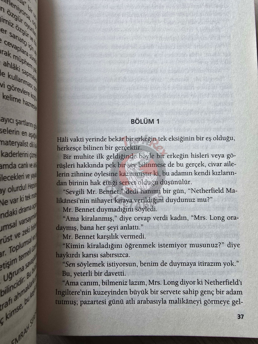 Jane Austen – Pride and Prejudice 2018 Turkish Book Turkey
