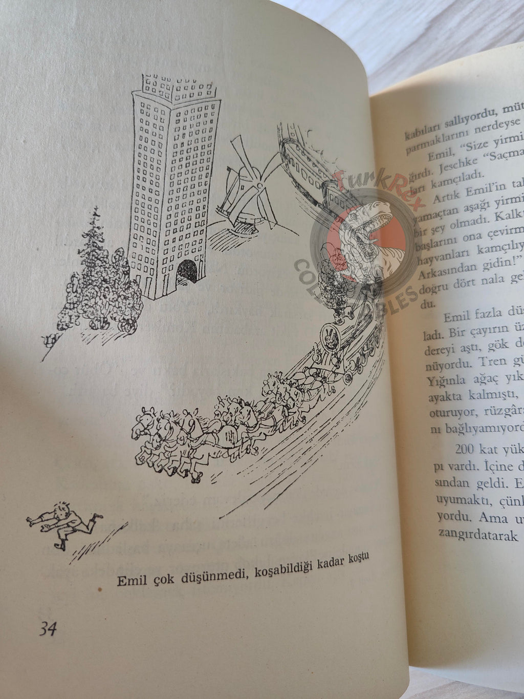 Erich Kästner – Emil and the Detectives 1967 Turkish Book Turkey Illustrated