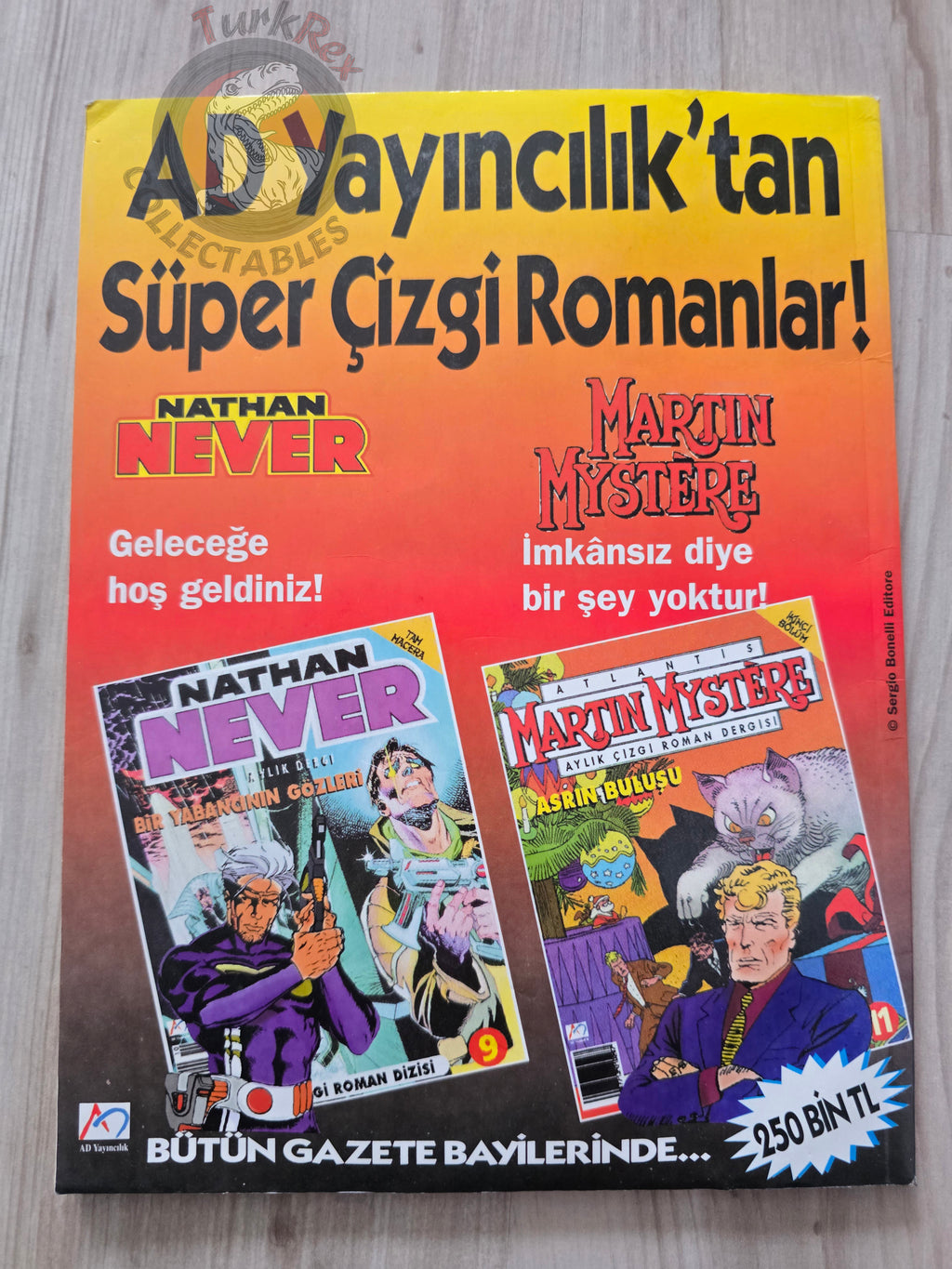 Dylan Dog #10 1997 Turkish Comic Turkey #12 Killer!
