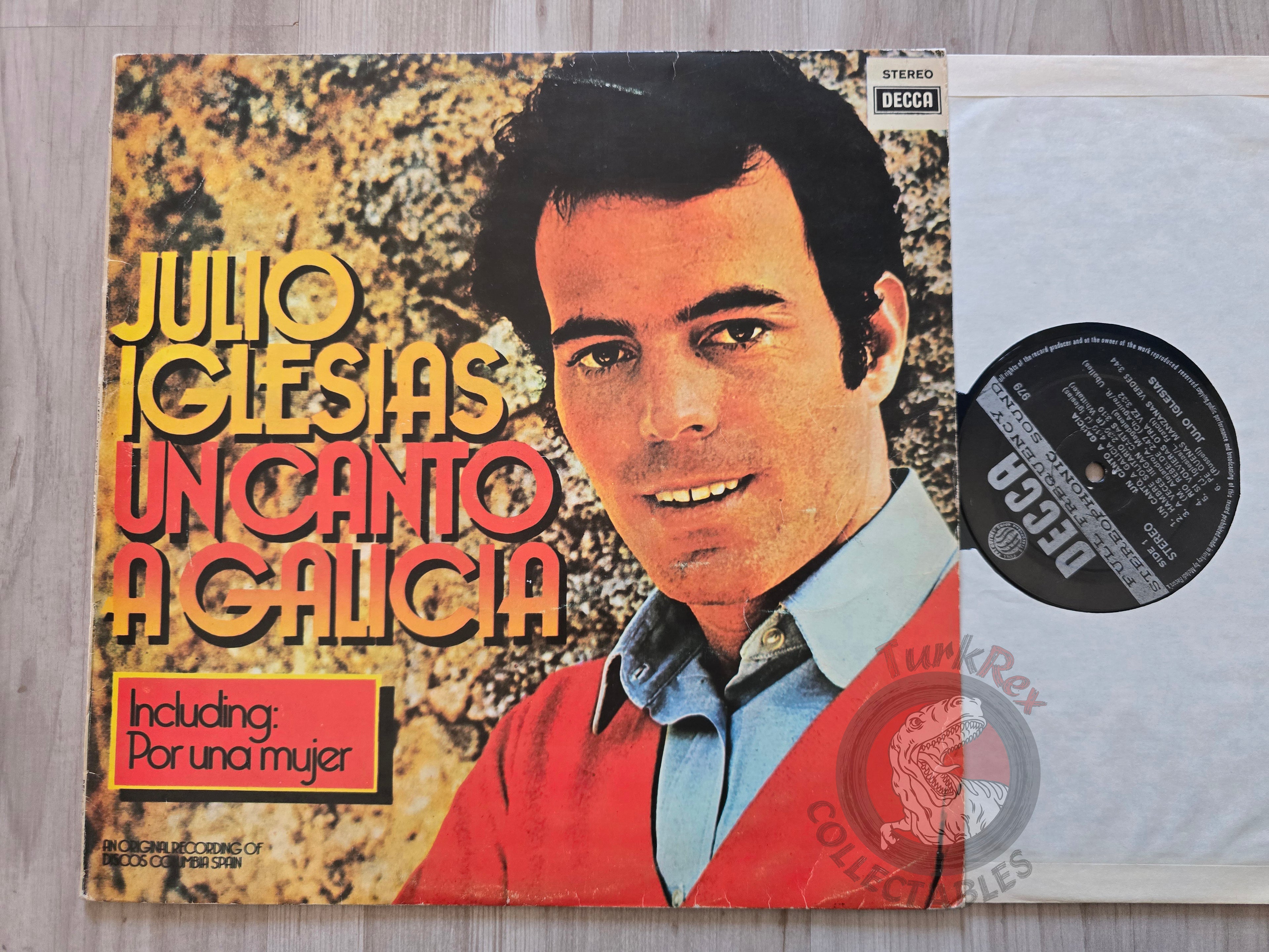 Julio Iglesias – Un Canto A Galicia Turkish Pressing Vinyl Turkey Edition