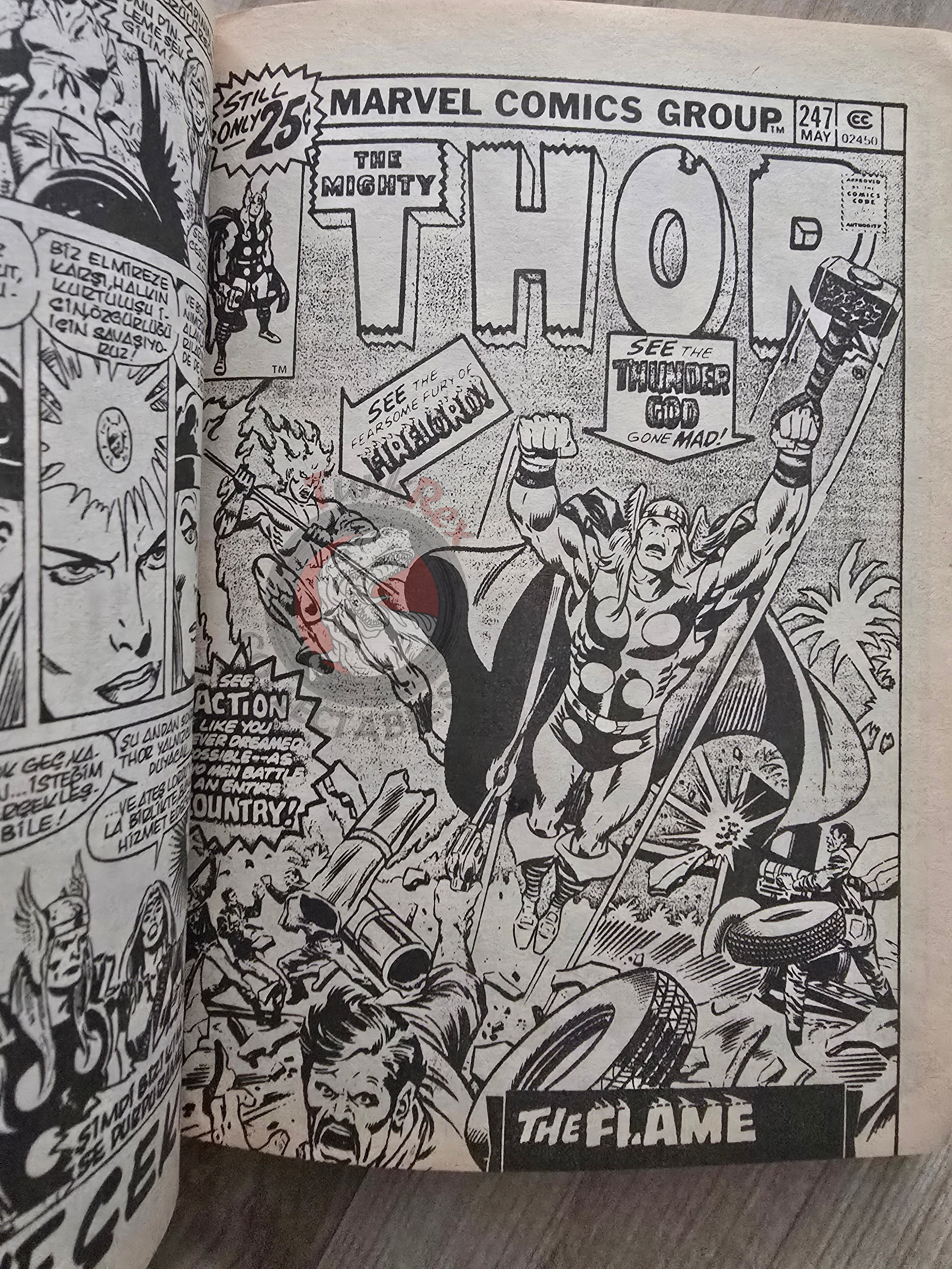 Thor Vol #9 1988 Turkish Comic Turkey The Mighty Thor #242–250 cover #198
