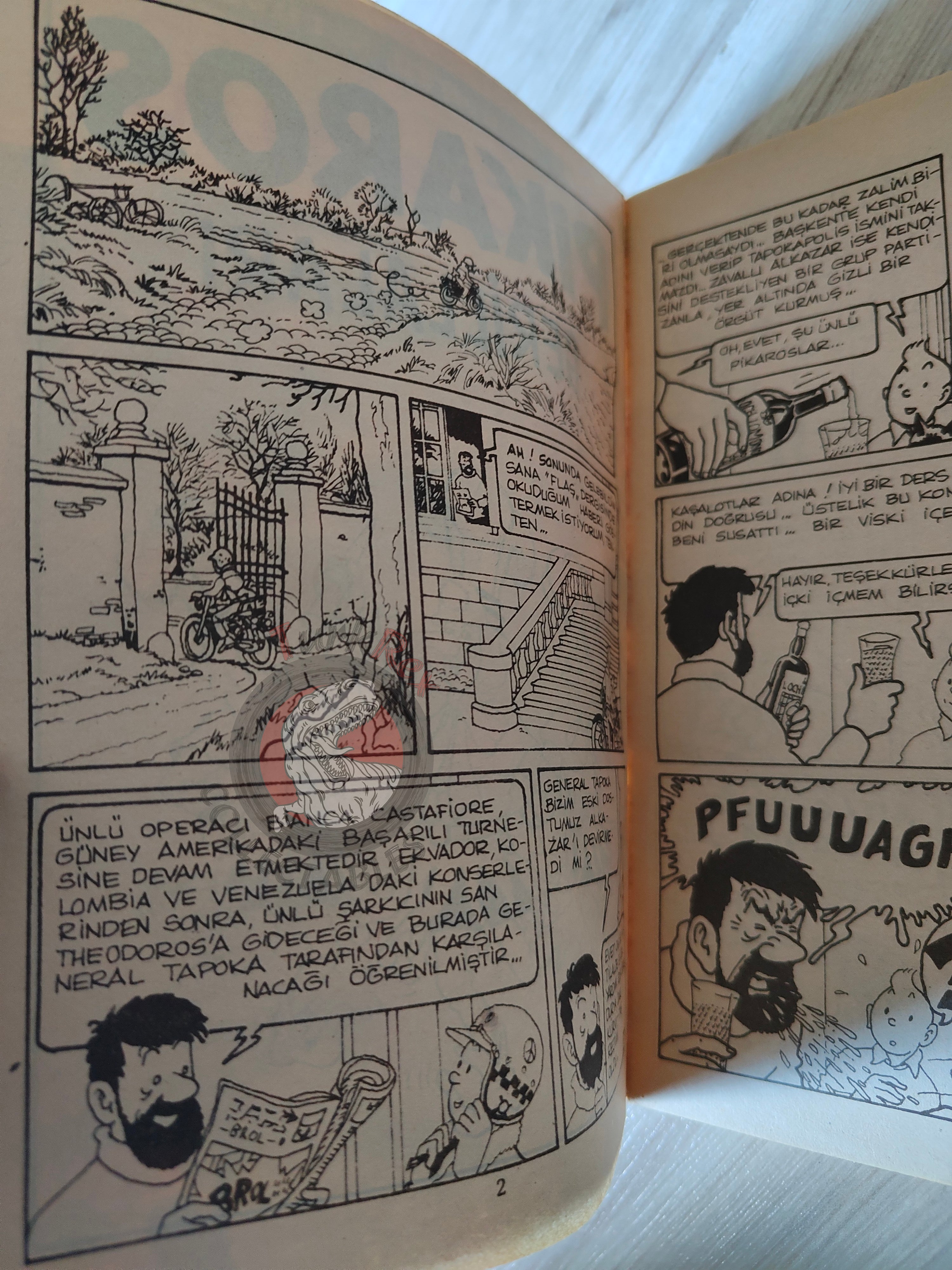 Tintin – Tintin and the Picaros mid 1980s Turkish Edition Comic Turkey 2