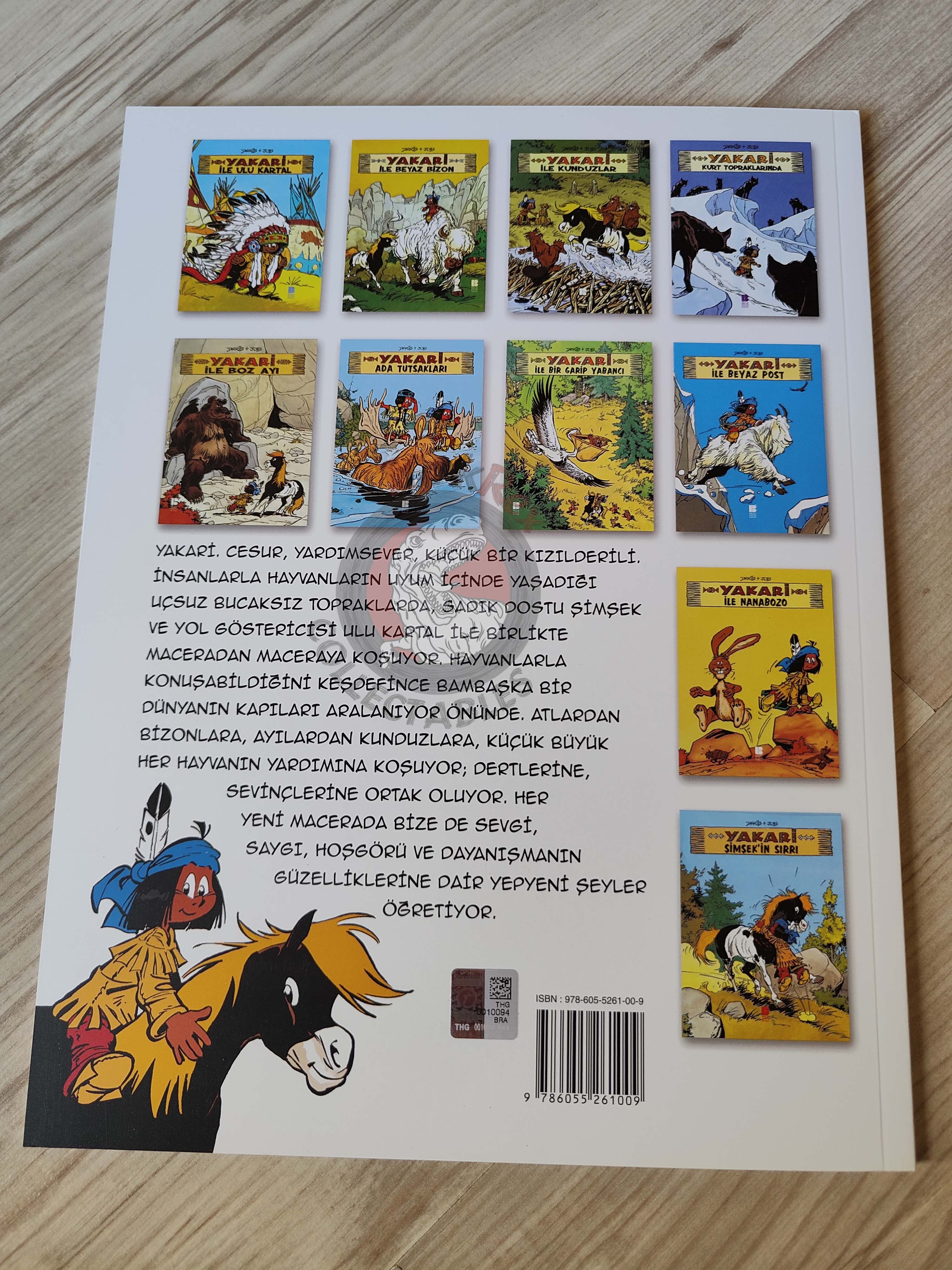 Yakari #8 Au pays des loups Turkish Comic Turkey Derib + Job