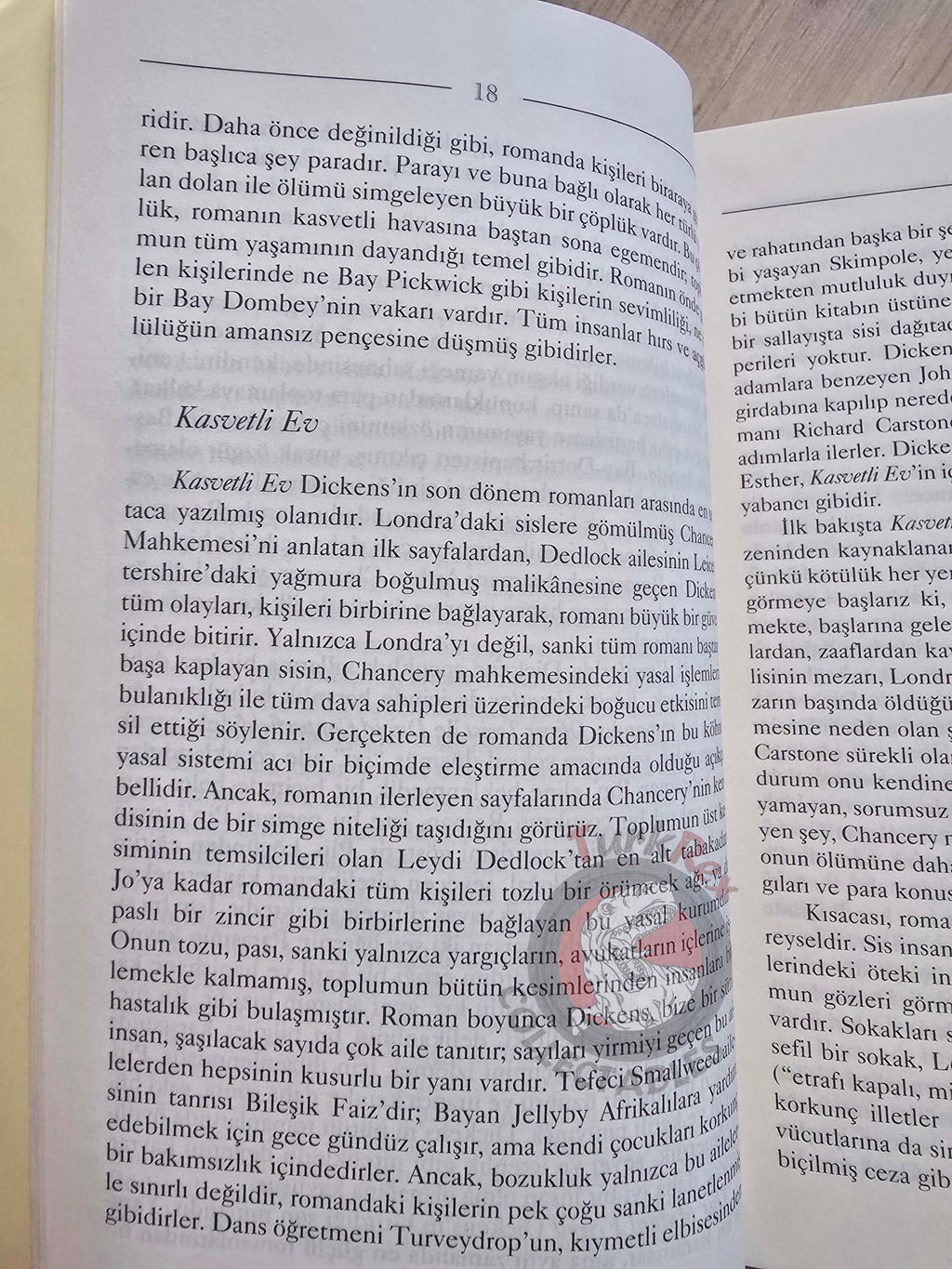 Charles Dickens – Bleak House 2008 Turkish Book Turkey