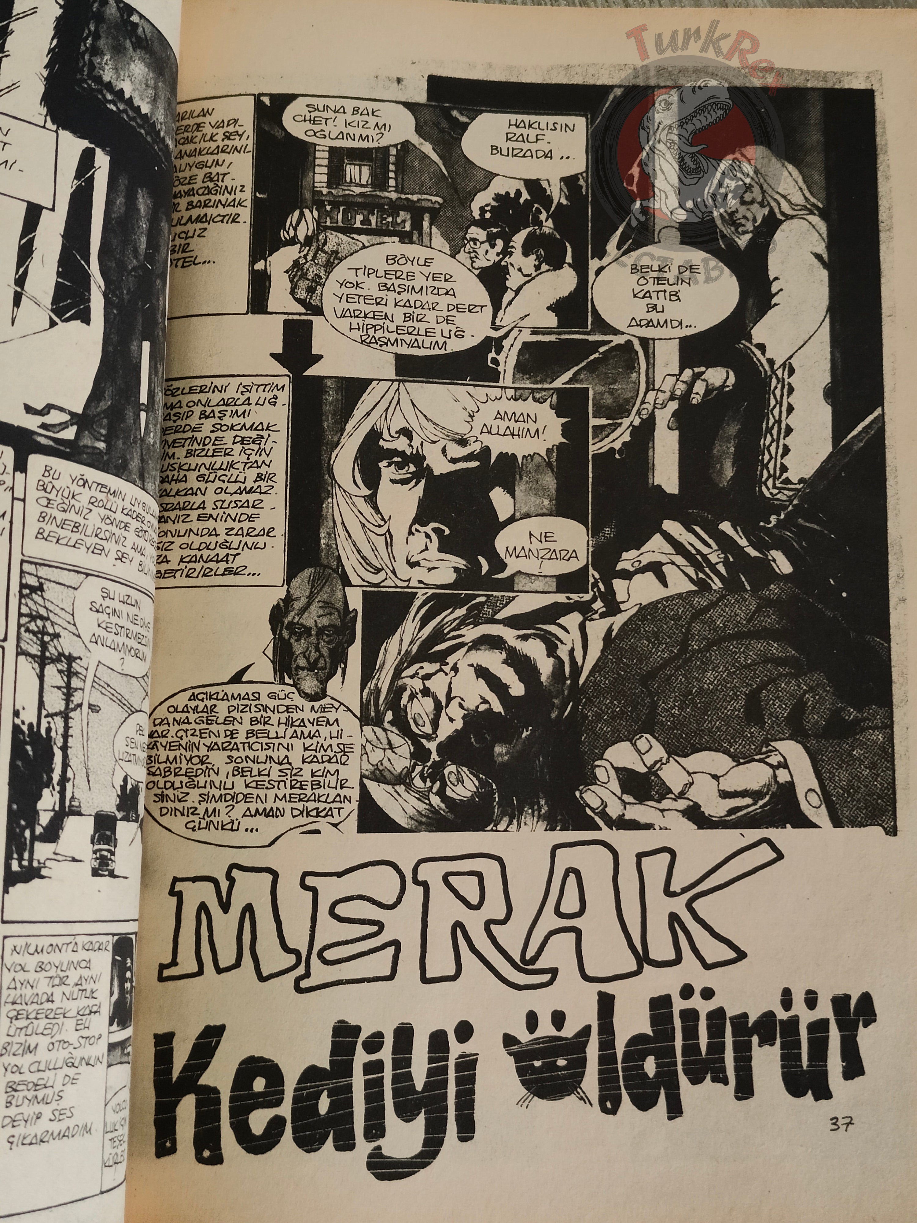 Korku September 1974 Frank Frazetta’s Vampirella #1 Cover Turkish Turkey Comic