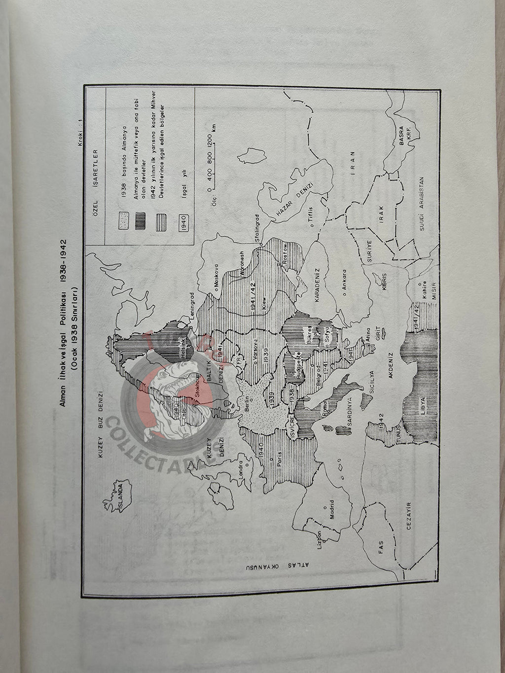 Hans Adolf Jacobsen – World War II with Chronology 1989 Turkish Book Military Maps WW2