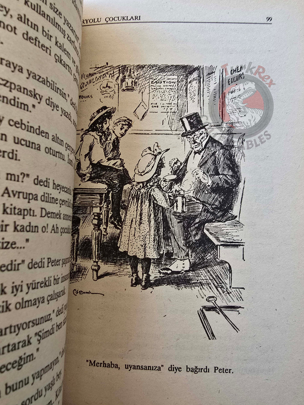 Edith Nesbit – The Railway Children 1991 Turkish Book Turkey Illustrated