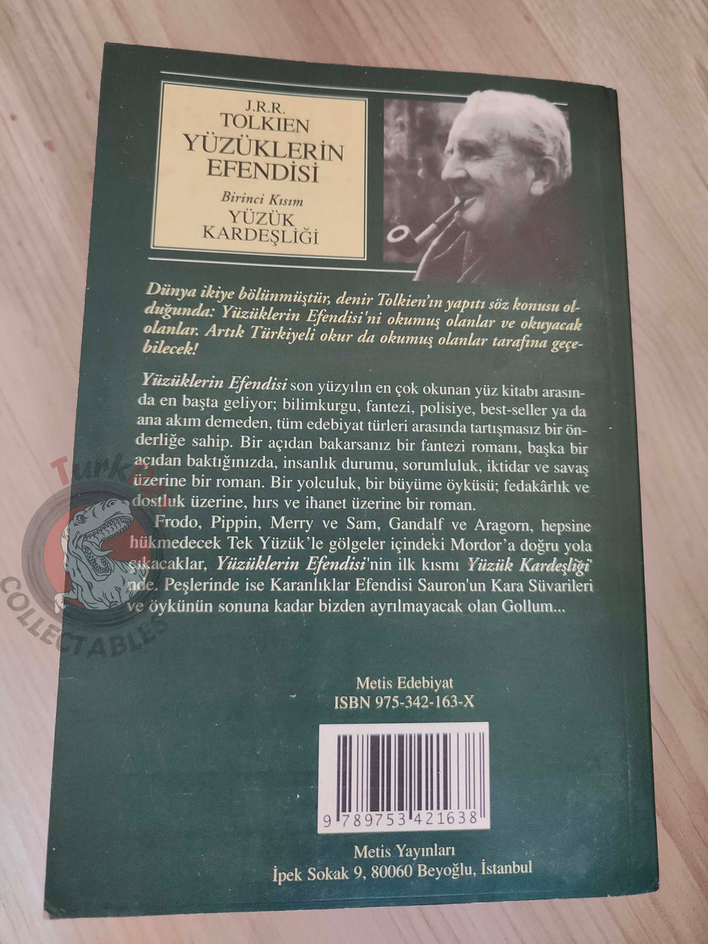 J.R.R. Tolkien – The Lord of the Rings: The Fellowship of the Ring Turkish Book Turkey