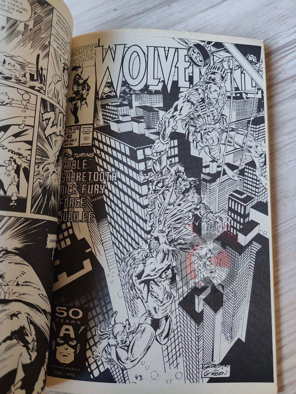 Wolverine #5 2003 Turkish Comic Turkey #40 #41 #42 #43 X-Men