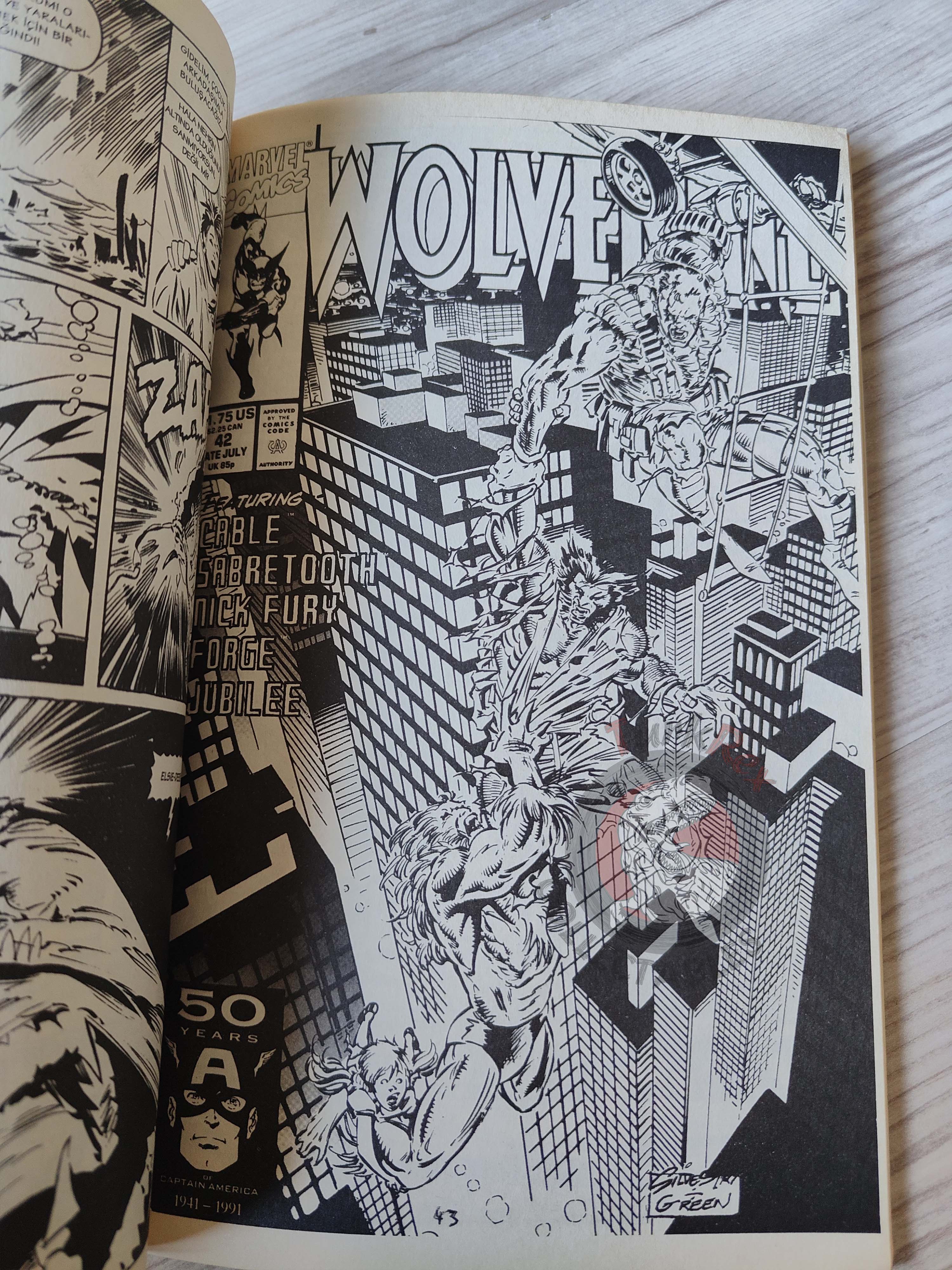 Wolverine #5 2003 Turkish Comic Turkey #40 #41 #42 #43 X-Men