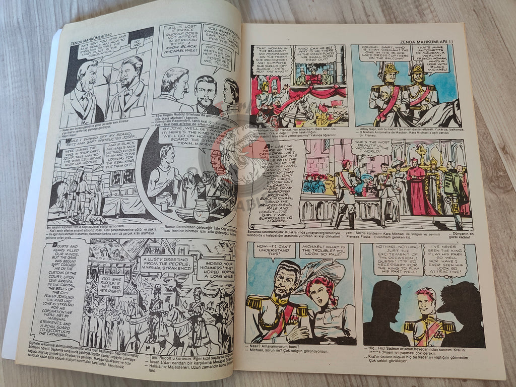 The Prisoner of Zenda  – Anthony Hope Turkish Comic Turkey Classics Illustrated