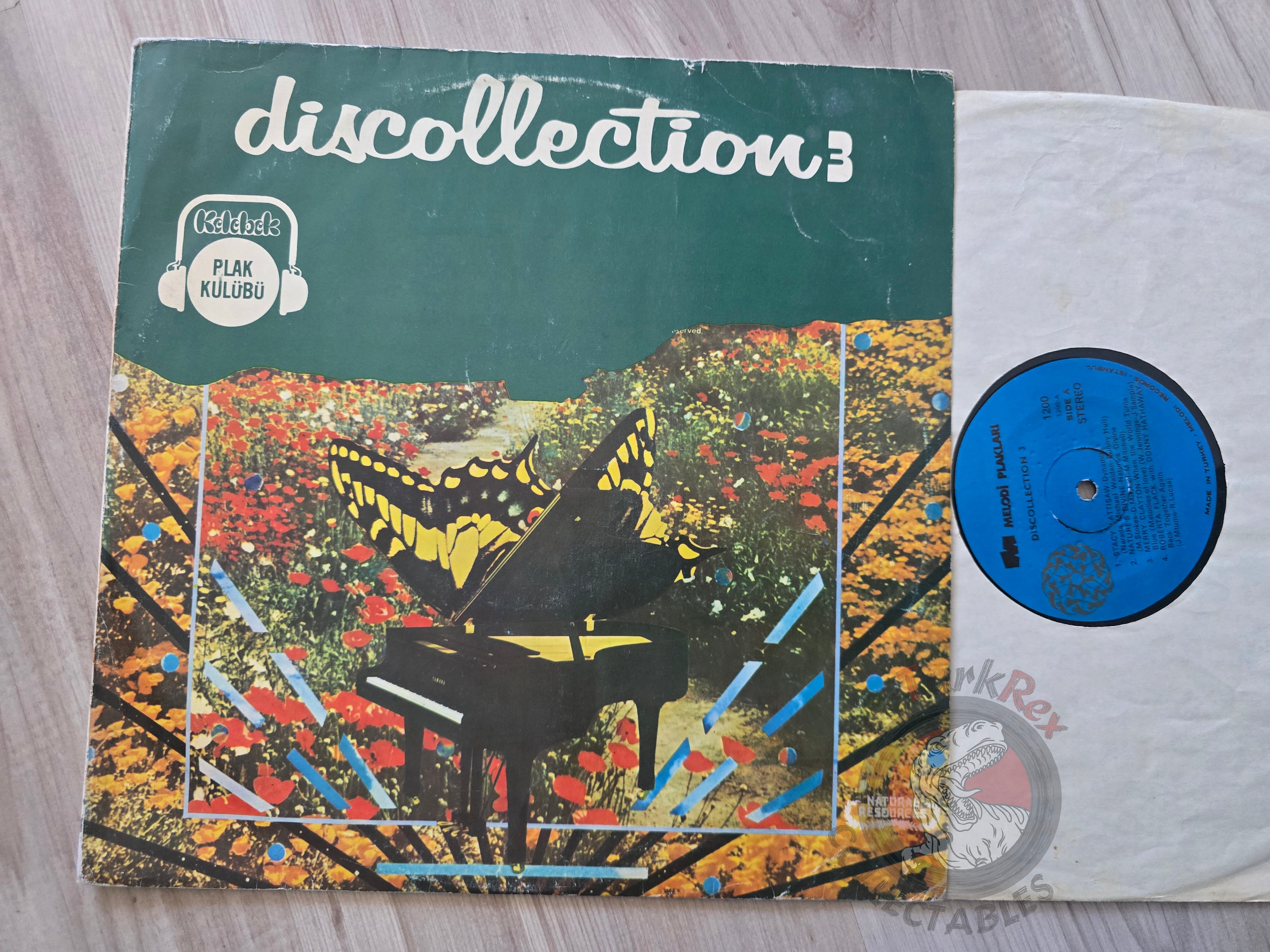 Various – Discollection 3  Turkish Pressing Vinyl Turkey Edition Alice Cooper