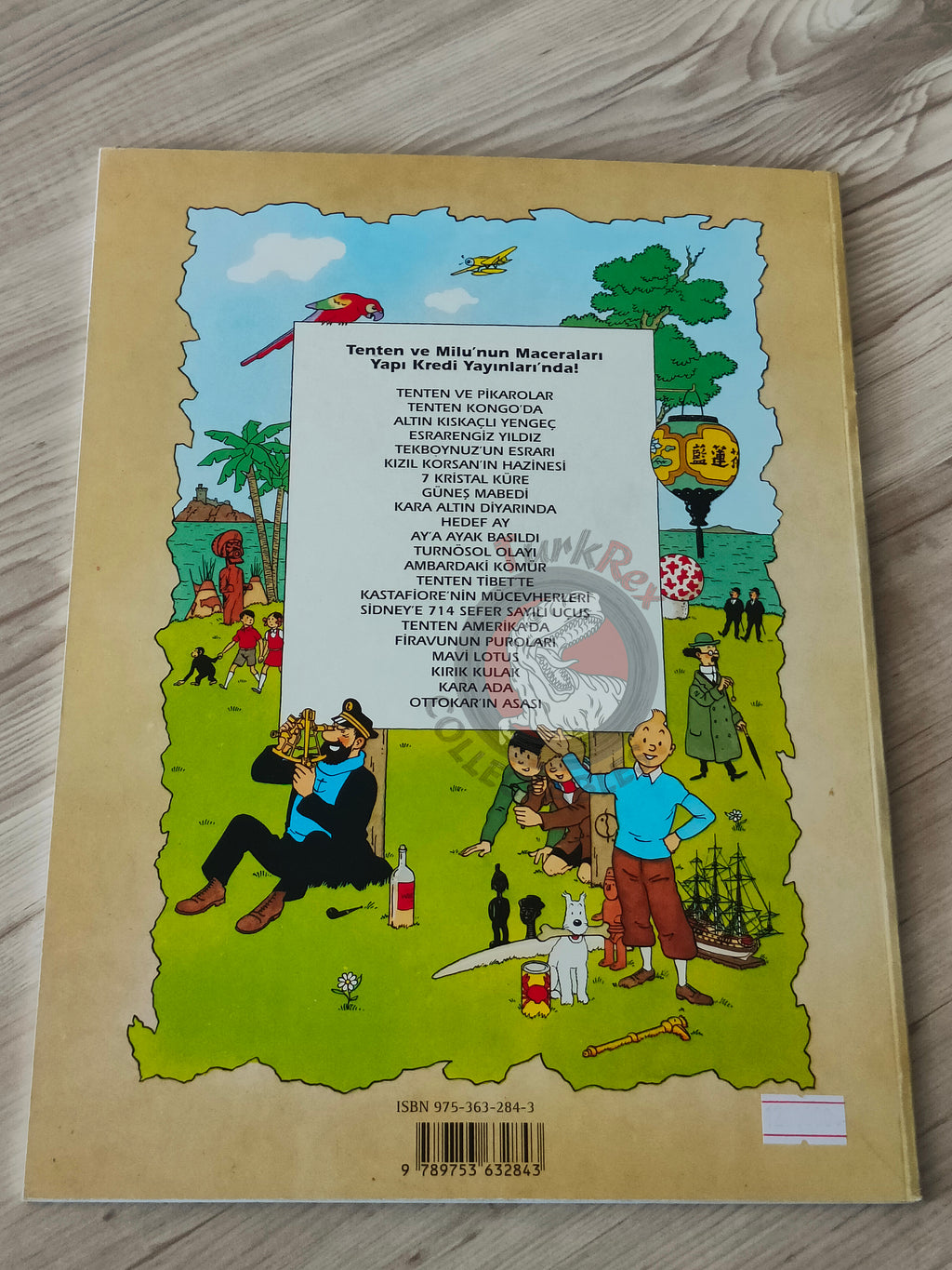 Tintin – The Crab with the Golden Claws 1998 Turkish Edition Comic Turkey 2nd YKY